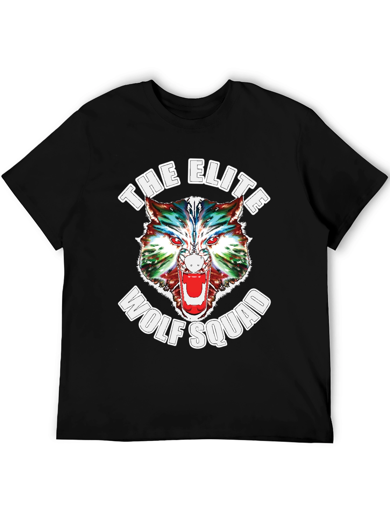 Elite Wolf Squad Graphic T-Shirt