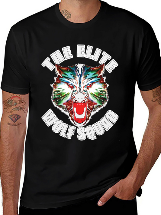 Elite Wolf Squad Graphic T-Shirt