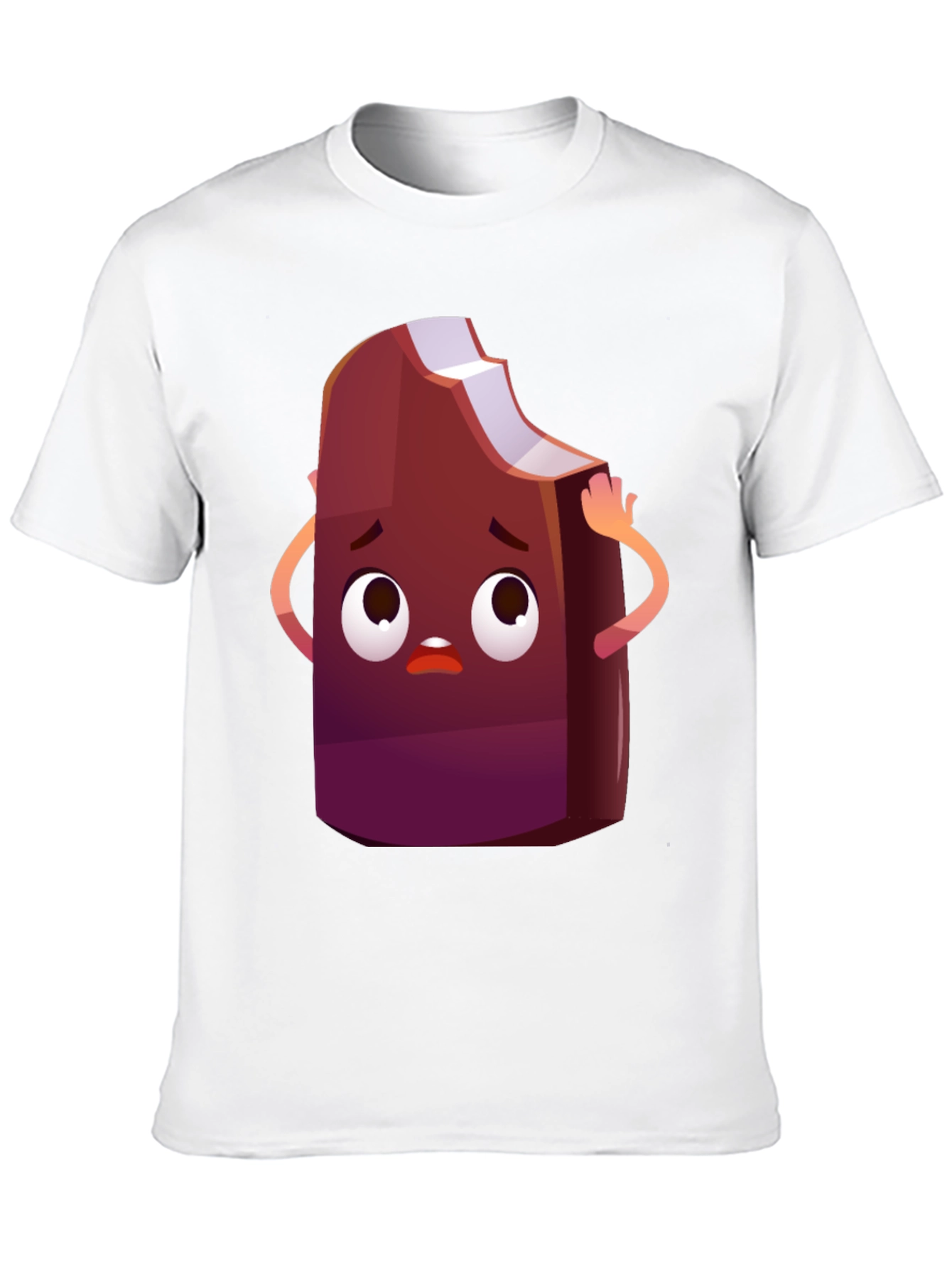 Cartoon Ice Cream T-Shirt - Funny Graphic Tee