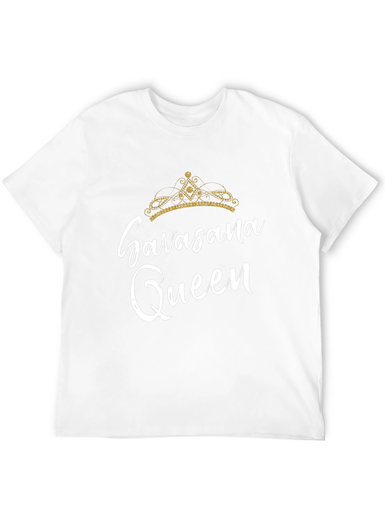 Savasana Queen Black T-Shirt Yoga