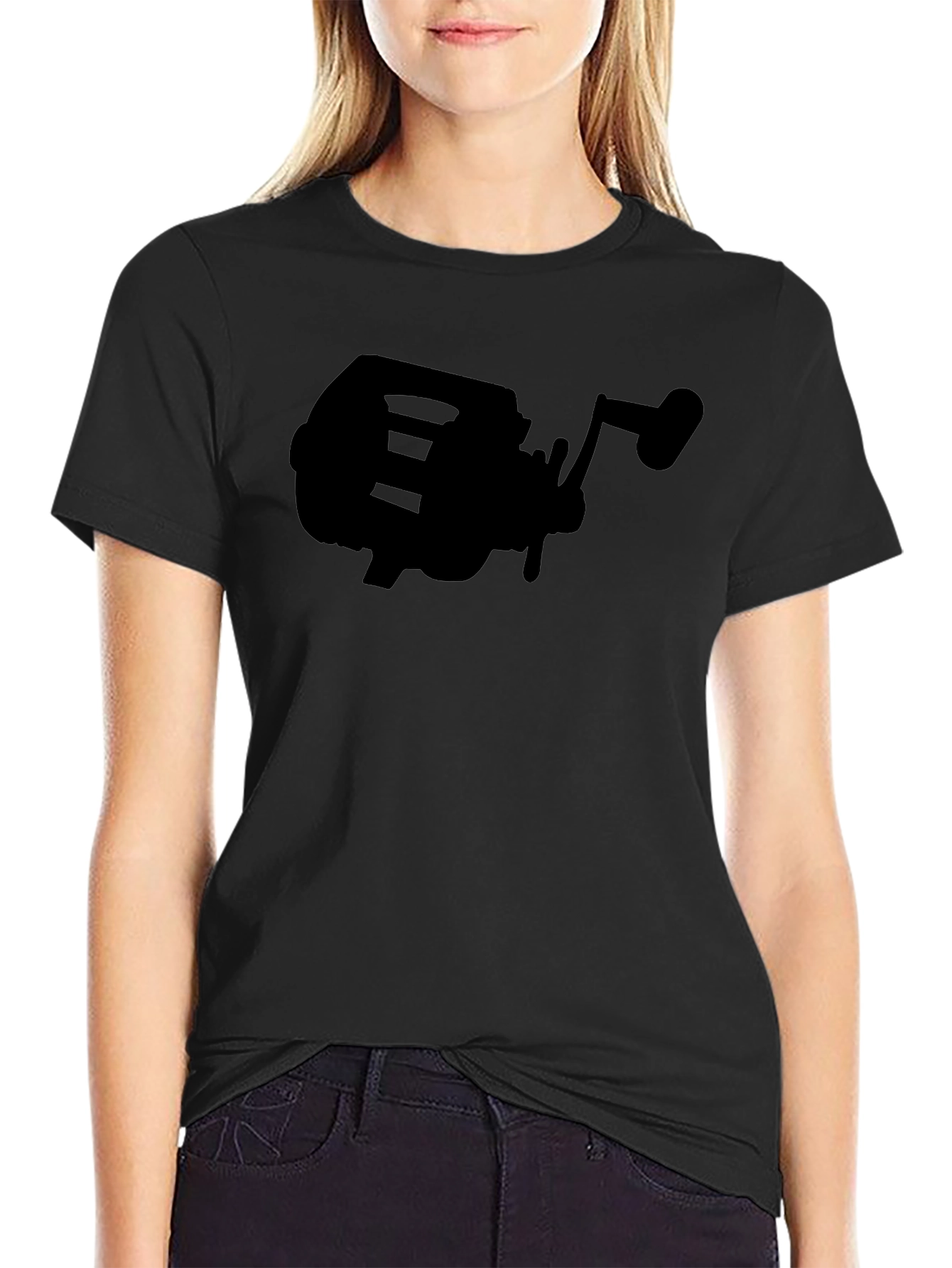 Fishing Reel Graphic Tee - Black Angler T-Shirt