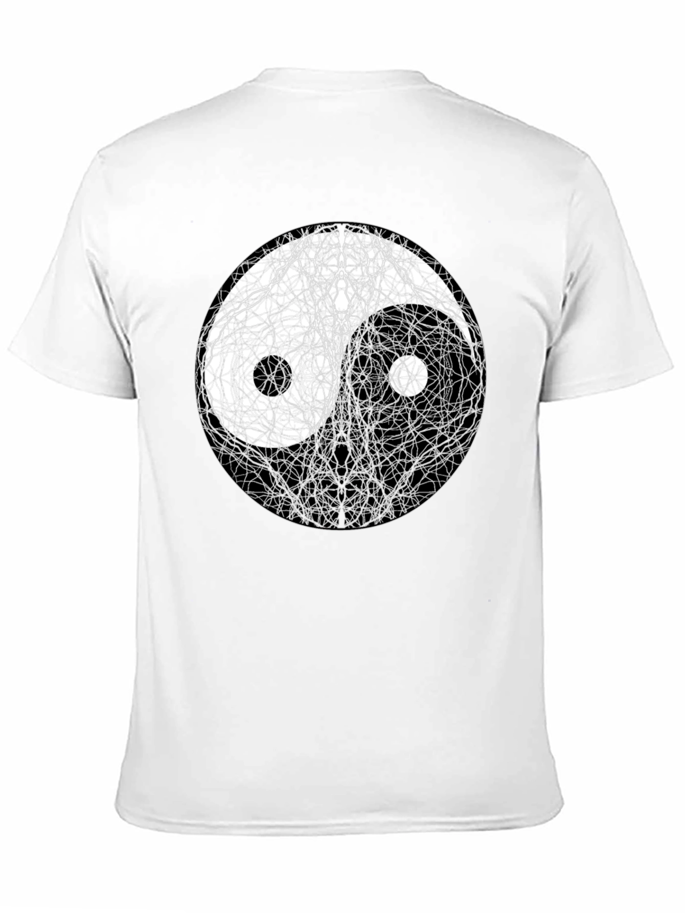Yin Yang Tree Black T-Shirt