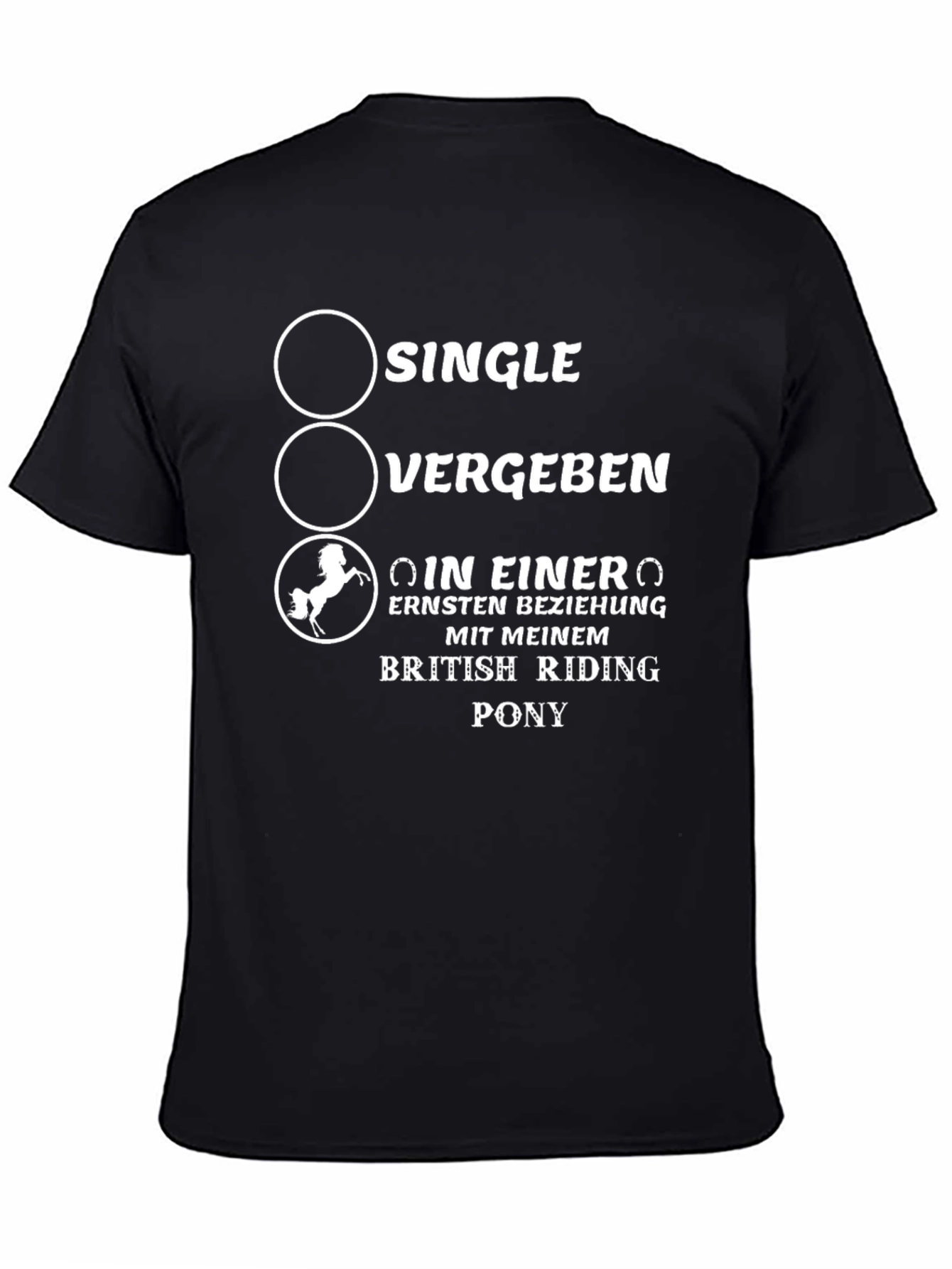Single Vergeben British Riding Pony Graphic T-Shirt