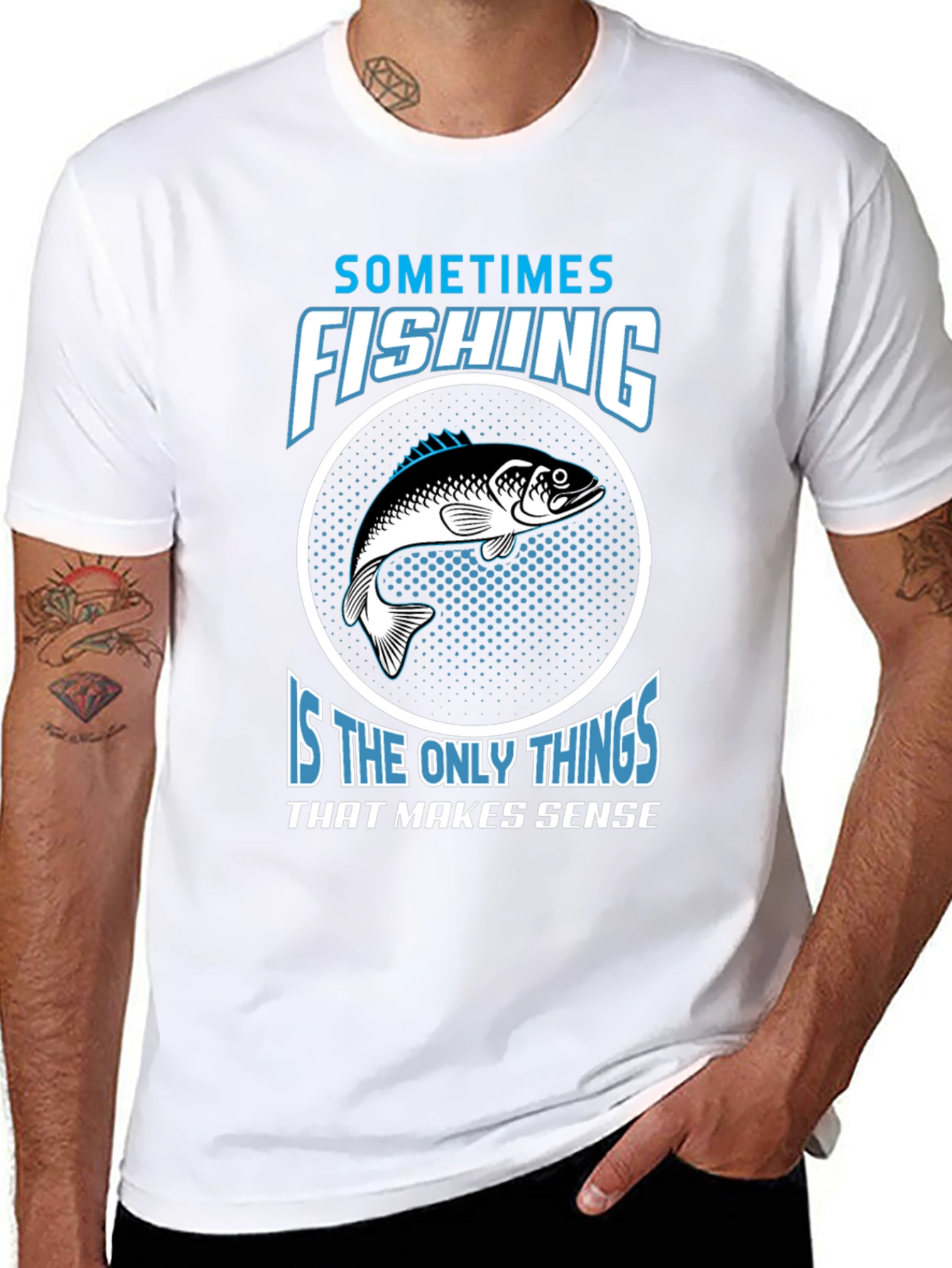 Fishing Makes Sense T-Shirt - Angler Tee