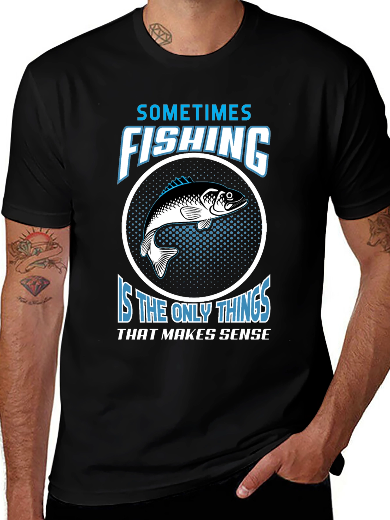 Fishing Makes Sense T-Shirt - Angler Tee