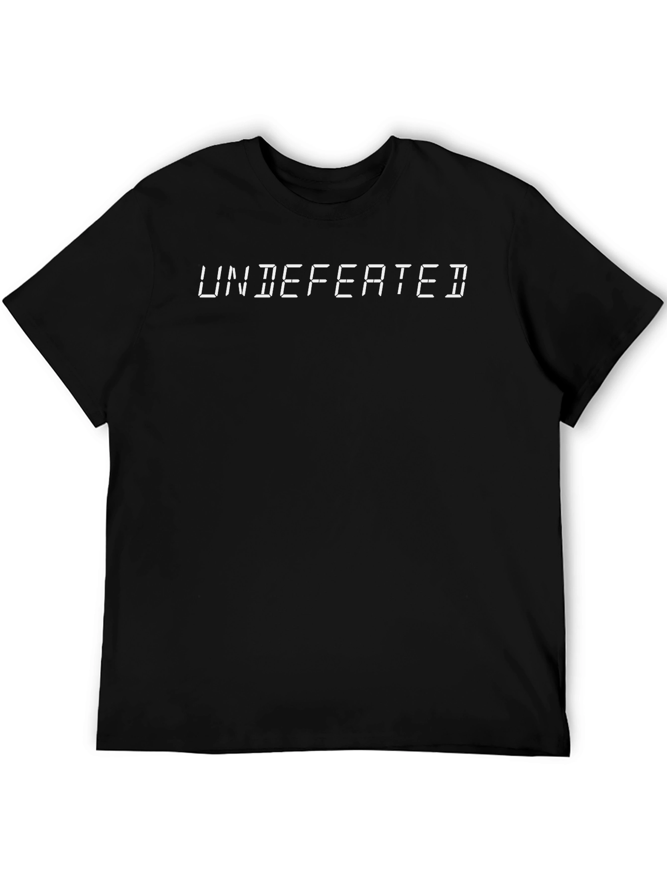 Undefeated Graphic Tee - Classic Black Cotton T-Shirt