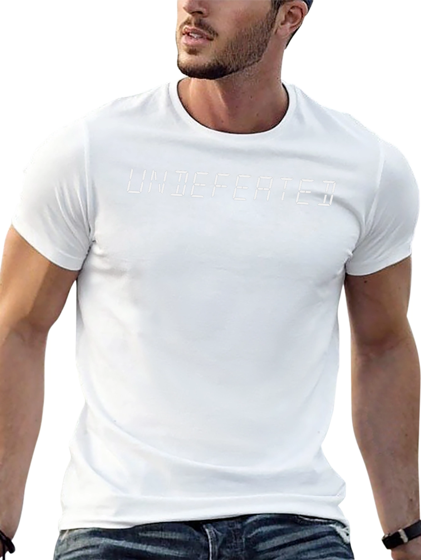 Undefeated Graphic Tee - Classic Black Cotton T-Shirt