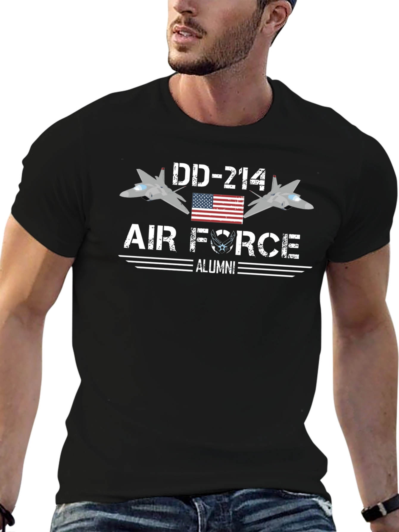 Air Force Alumni DD-214 Graphic T-Shirt