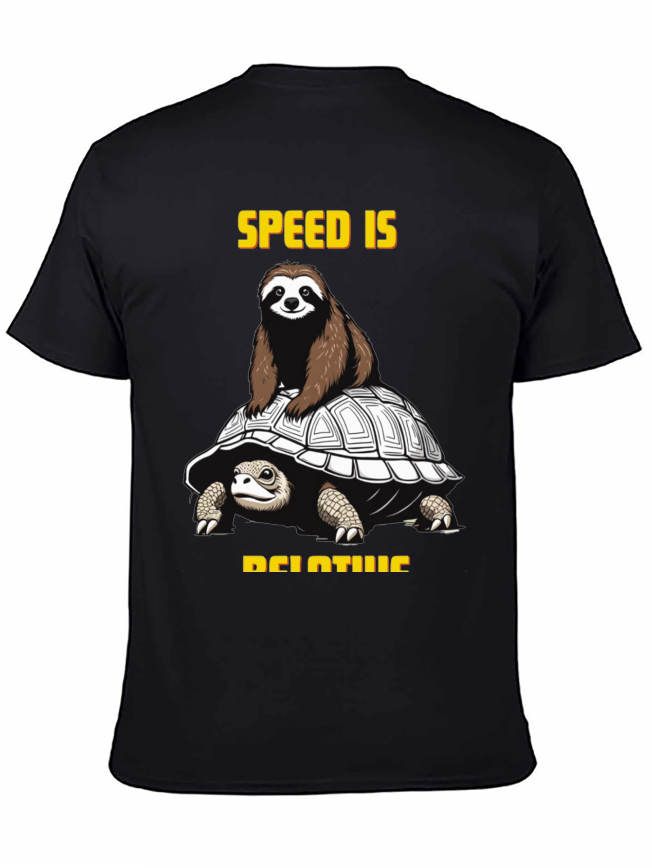Speed is Relative Sloth & Turtle Graphic Tee