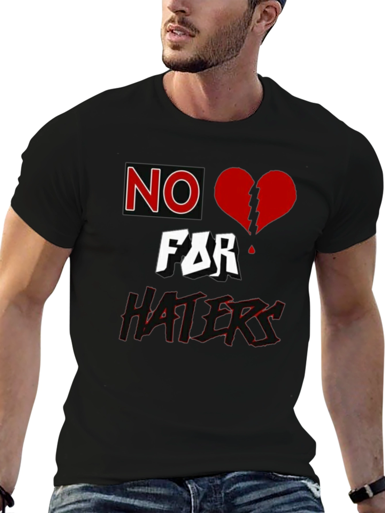No Love for Haters Graphic T-Shirt