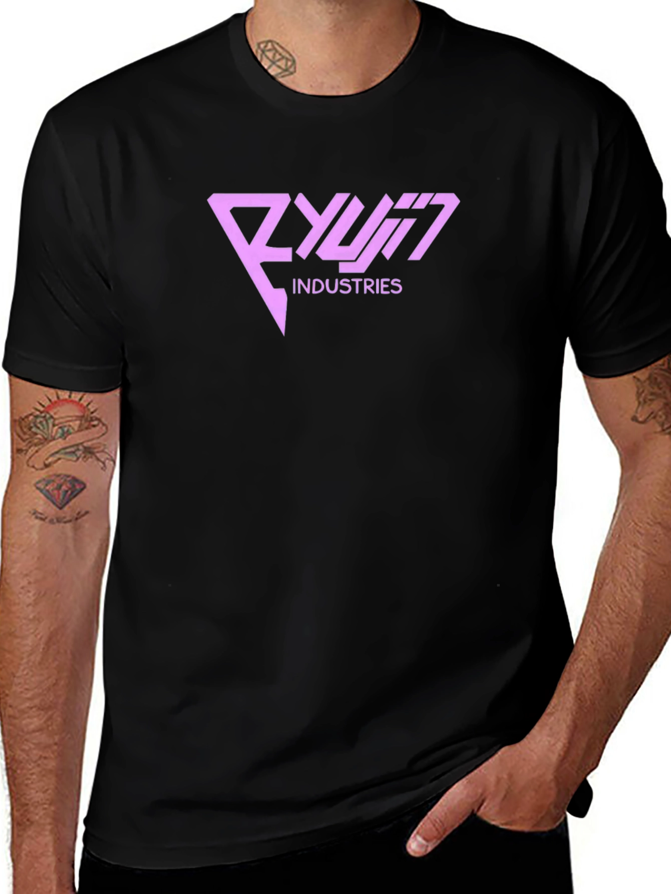 Ryujin Industries Black Graphic T-Shirt