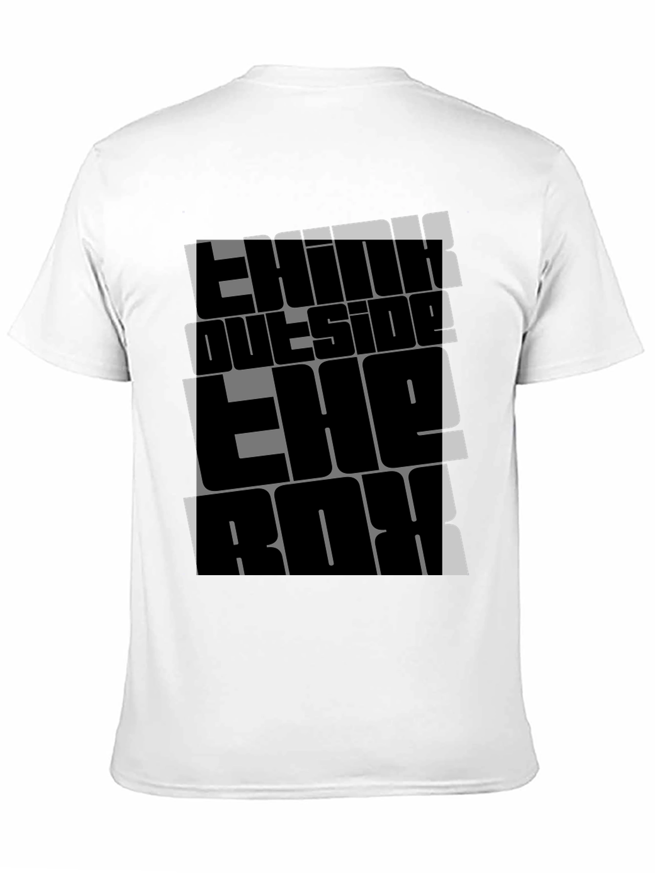 Think Outside the Box Graphic Tee - Black