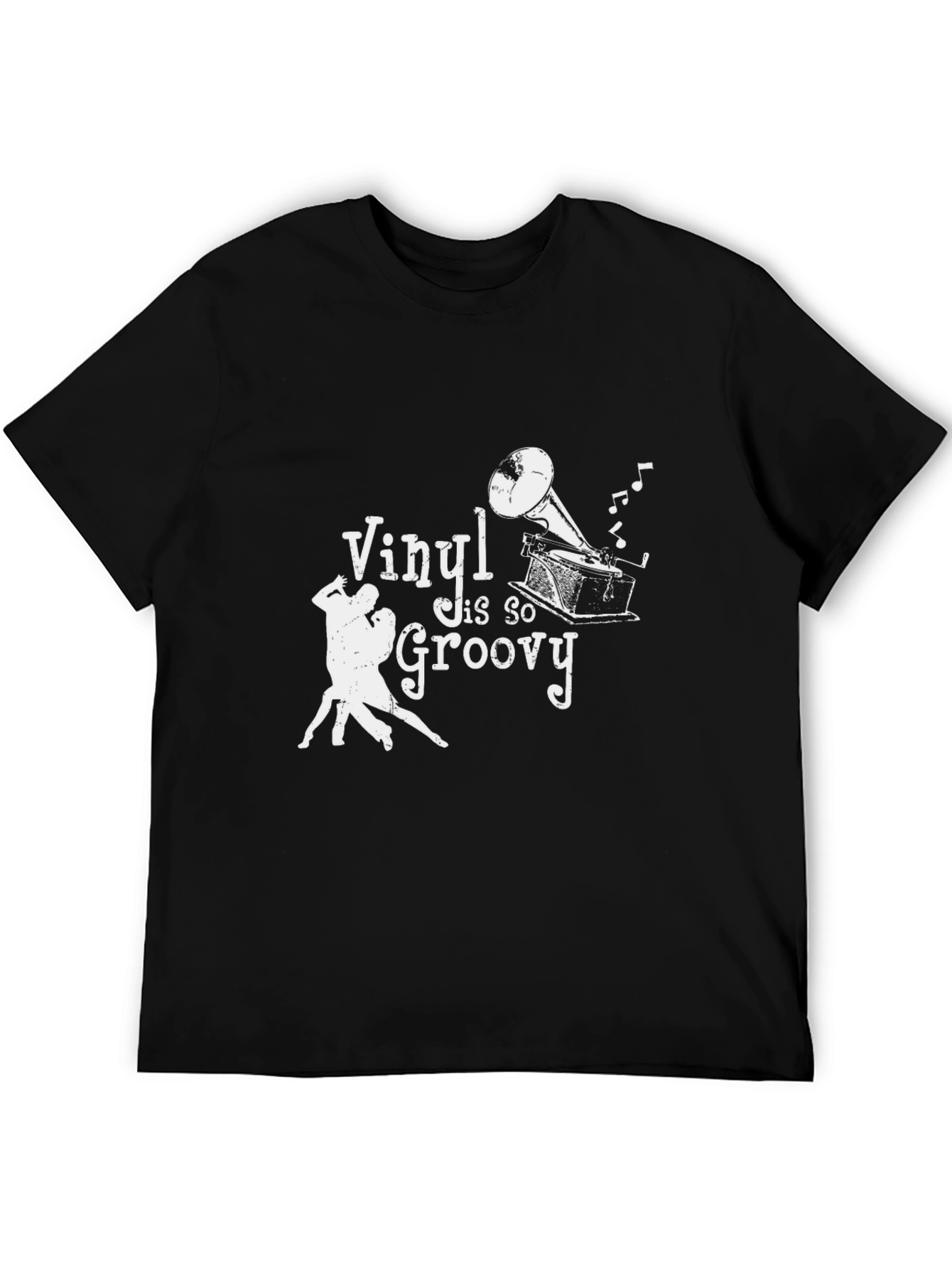 Vinyl is Groovy Graphic Tee - Retro Music Shirt