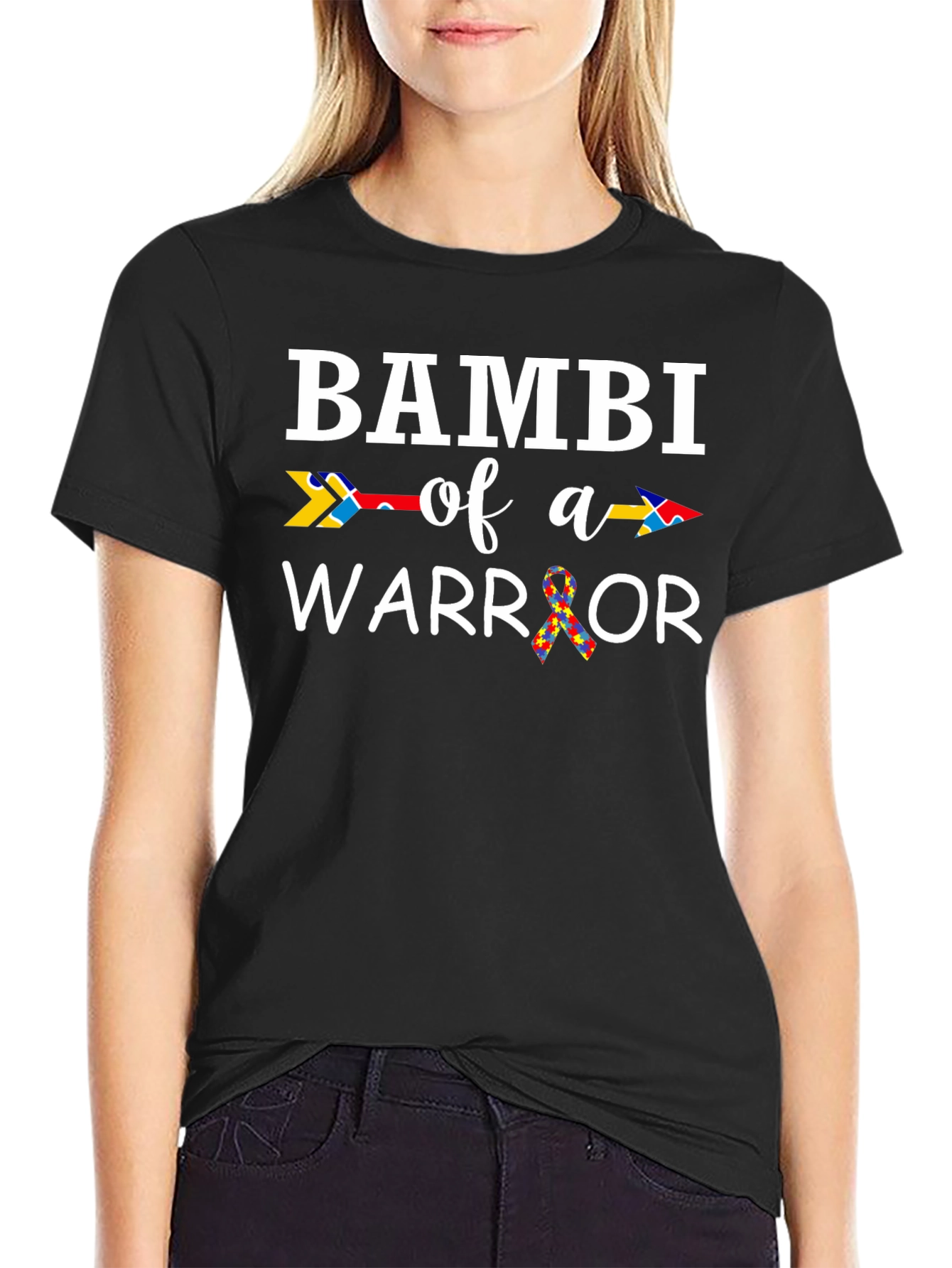 Bambi Warrior Autism Awareness T-Shirt