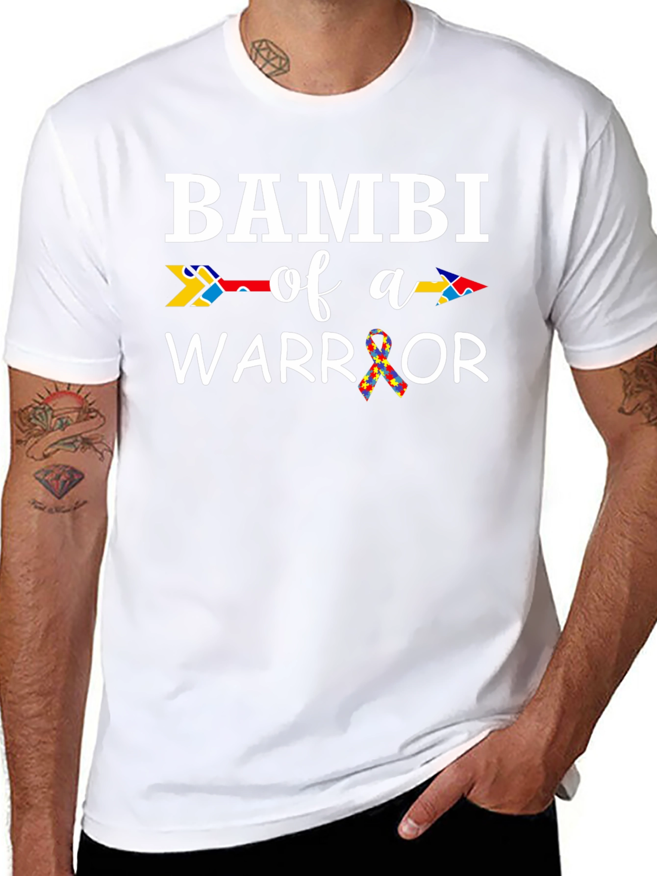 Bambi Warrior Autism Awareness T-Shirt