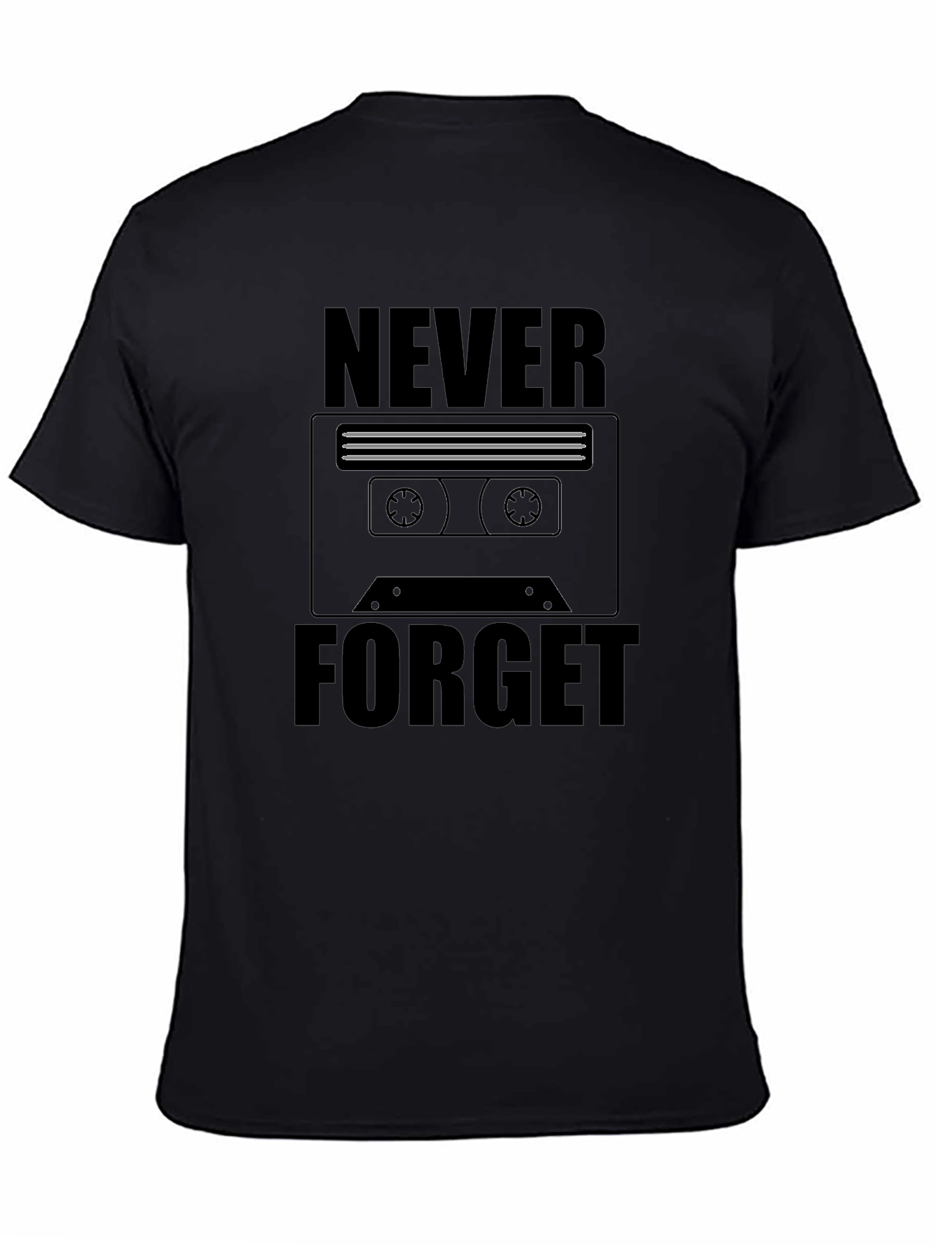 Retro Cassette Tape T-Shirt - Never Forget