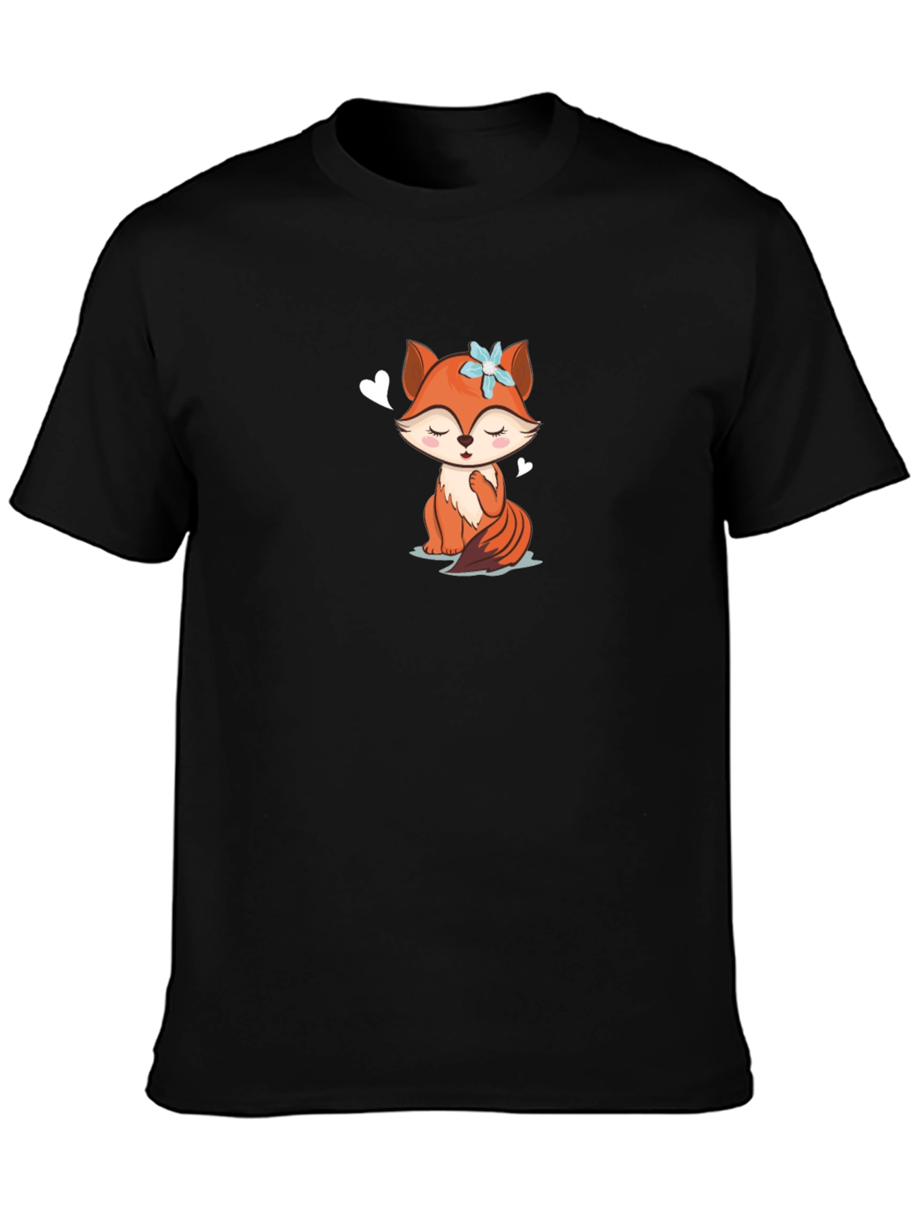 Cute Fox Graphic T-Shirt - Soft Cotton Blend