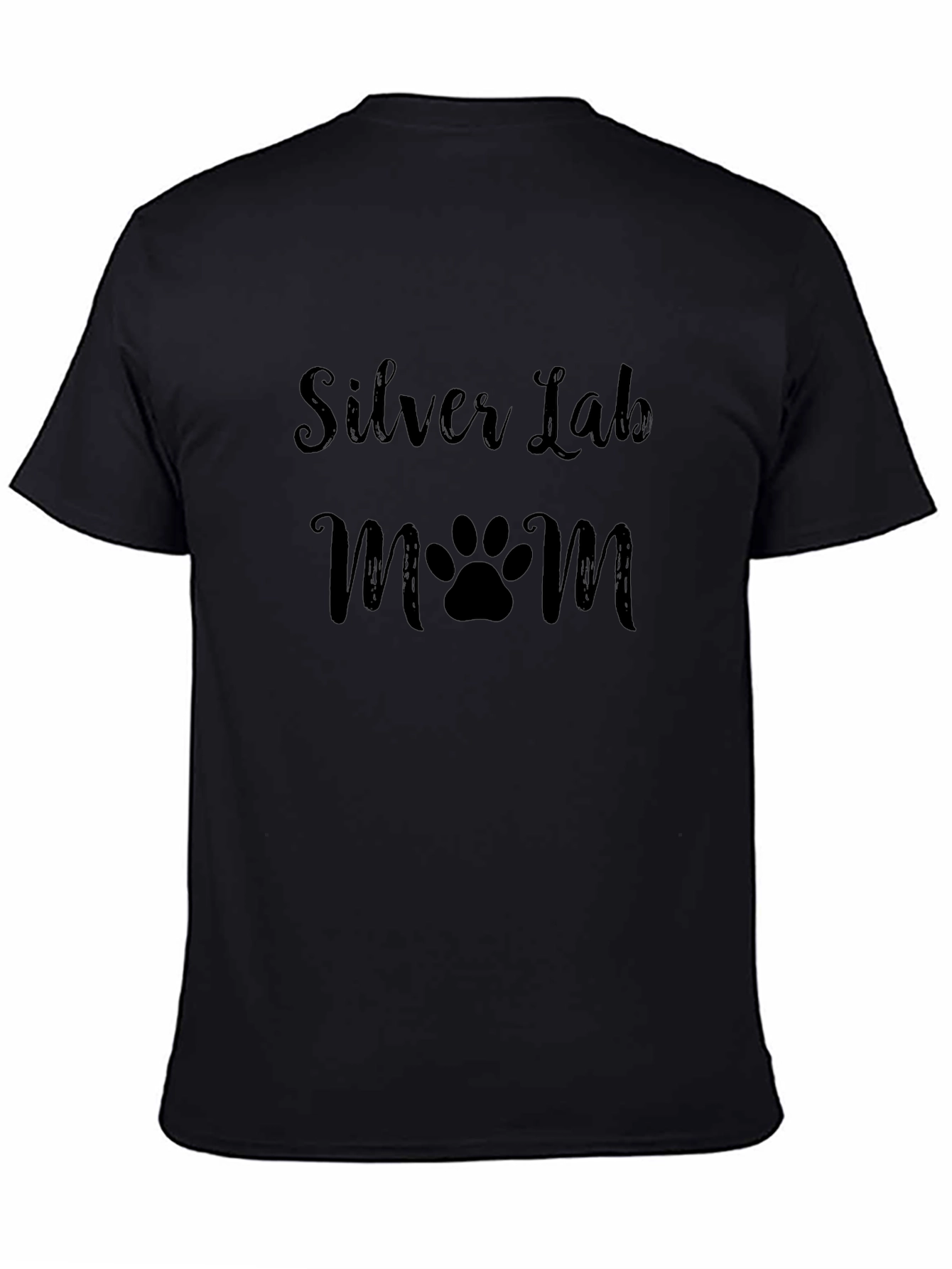 Silver Lab Mom T-Shirt - Dog Lover Tee