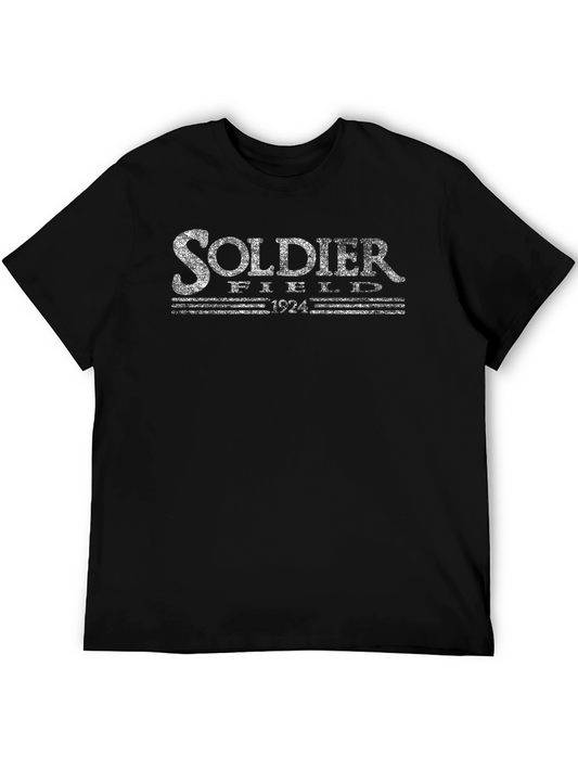 Soldier Field 1924 Graphic Tee - Vintage Black T-Shirt