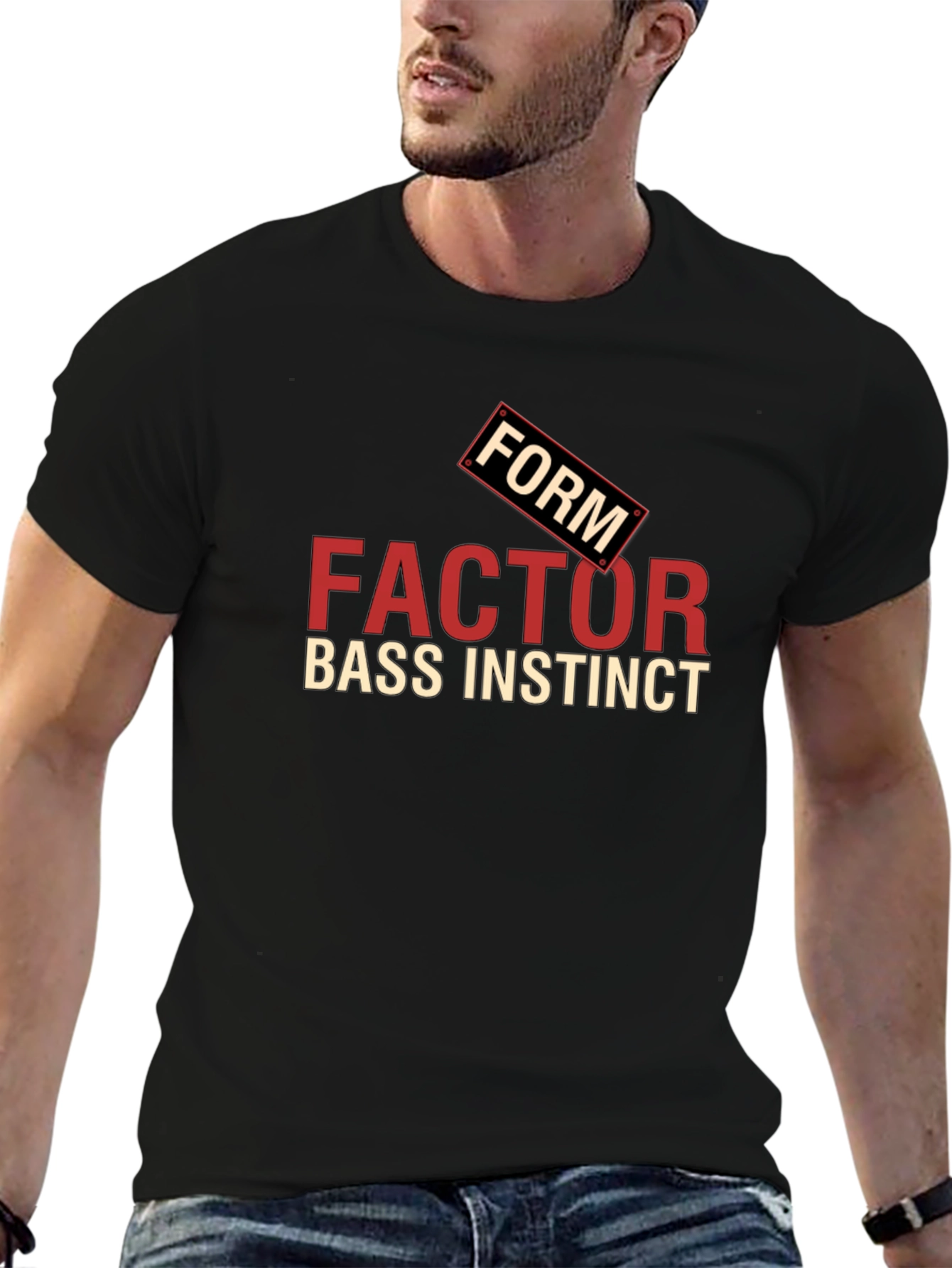 Form Factor Bass Instinct Black T-Shirt