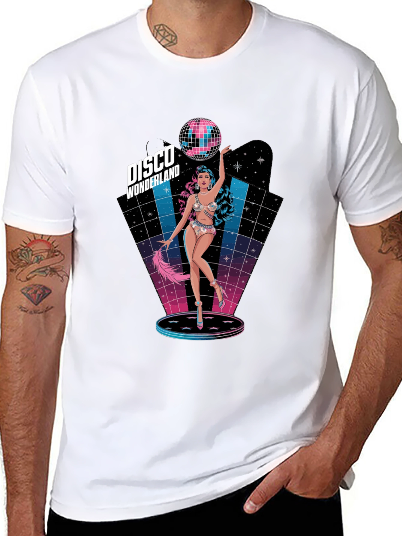 Disco Wonderland Graphic T-Shirt