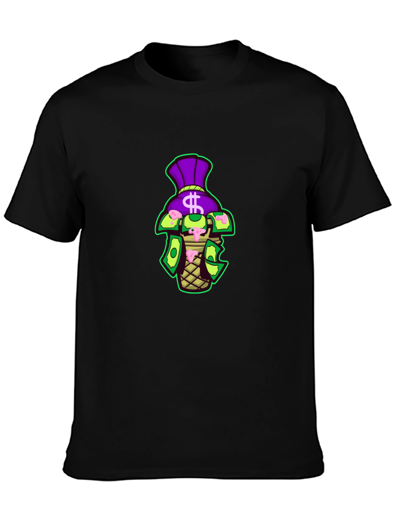 Money Bag Cone Graphic Tee