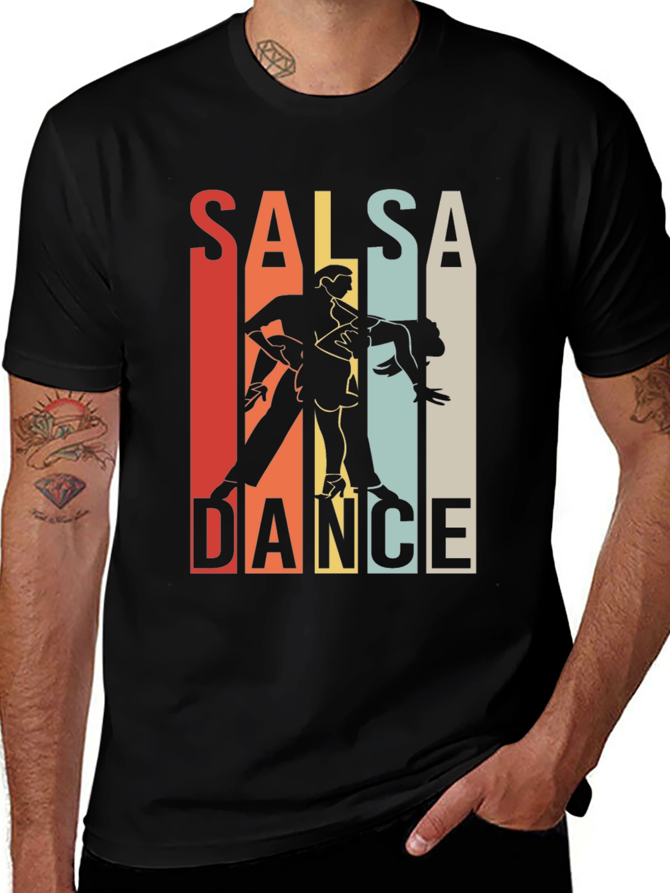 Salsa Dance Retro Graphic Tee