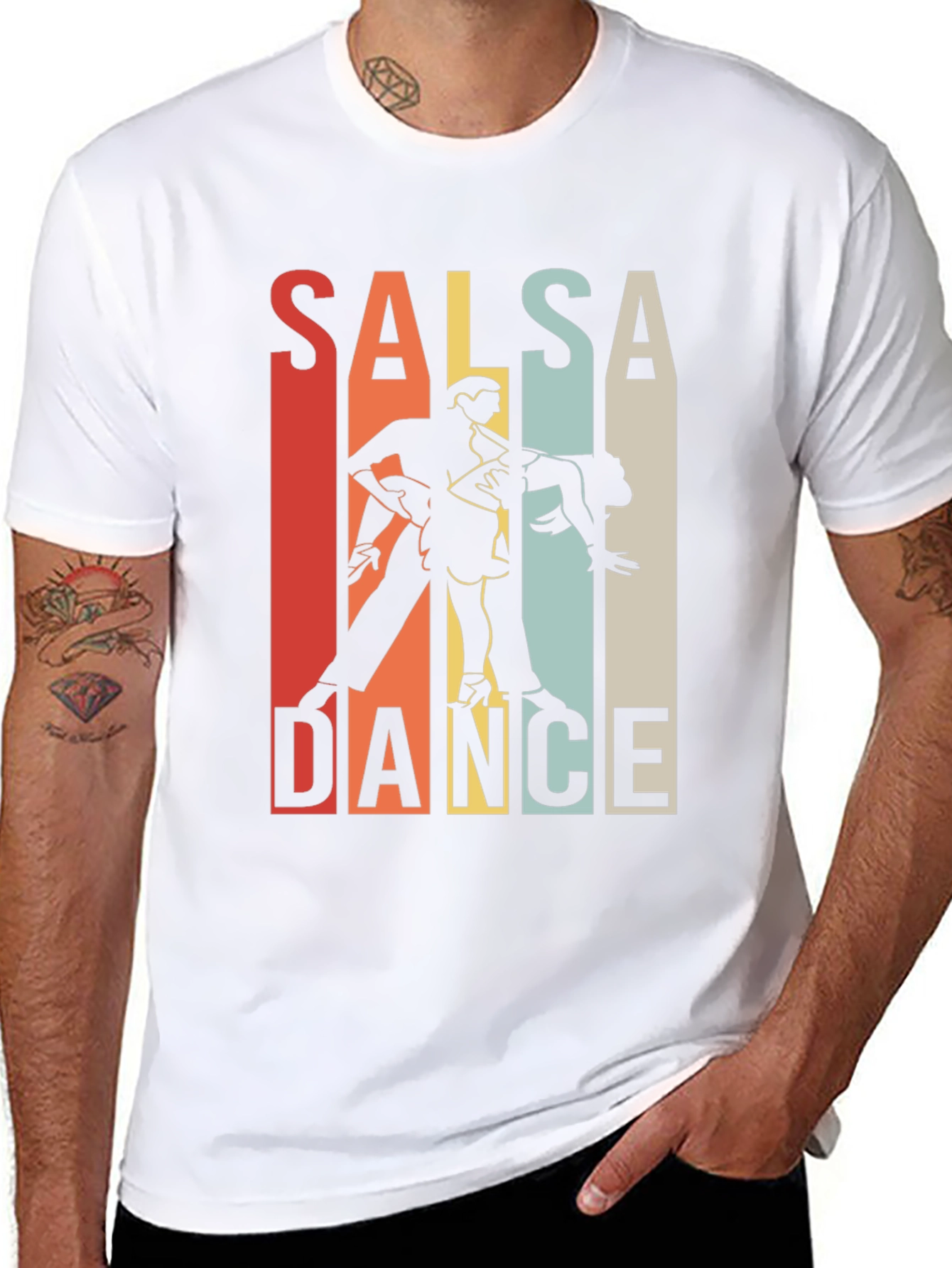 Salsa Dance Retro Graphic Tee