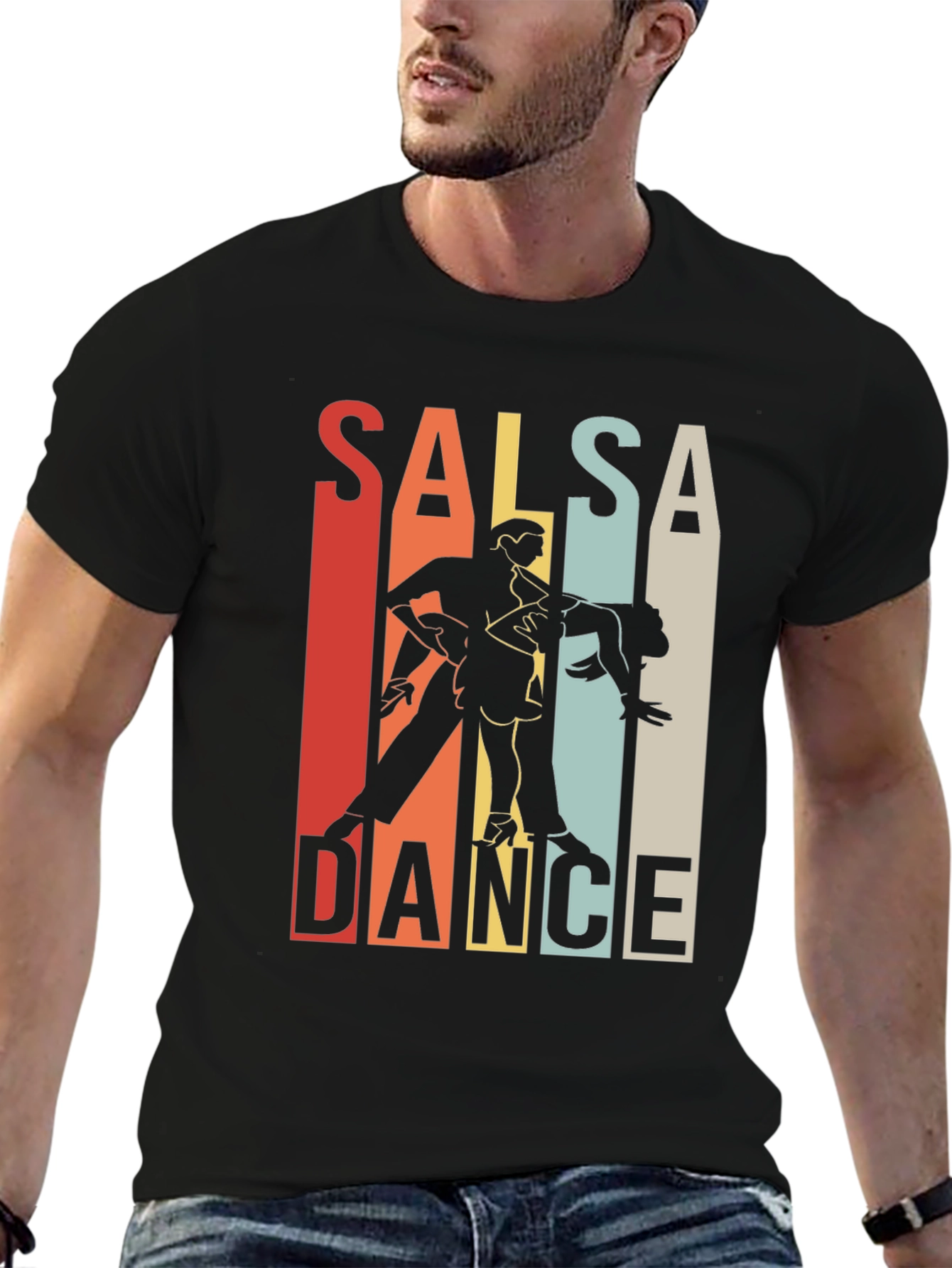 Salsa Dance Retro Graphic Tee