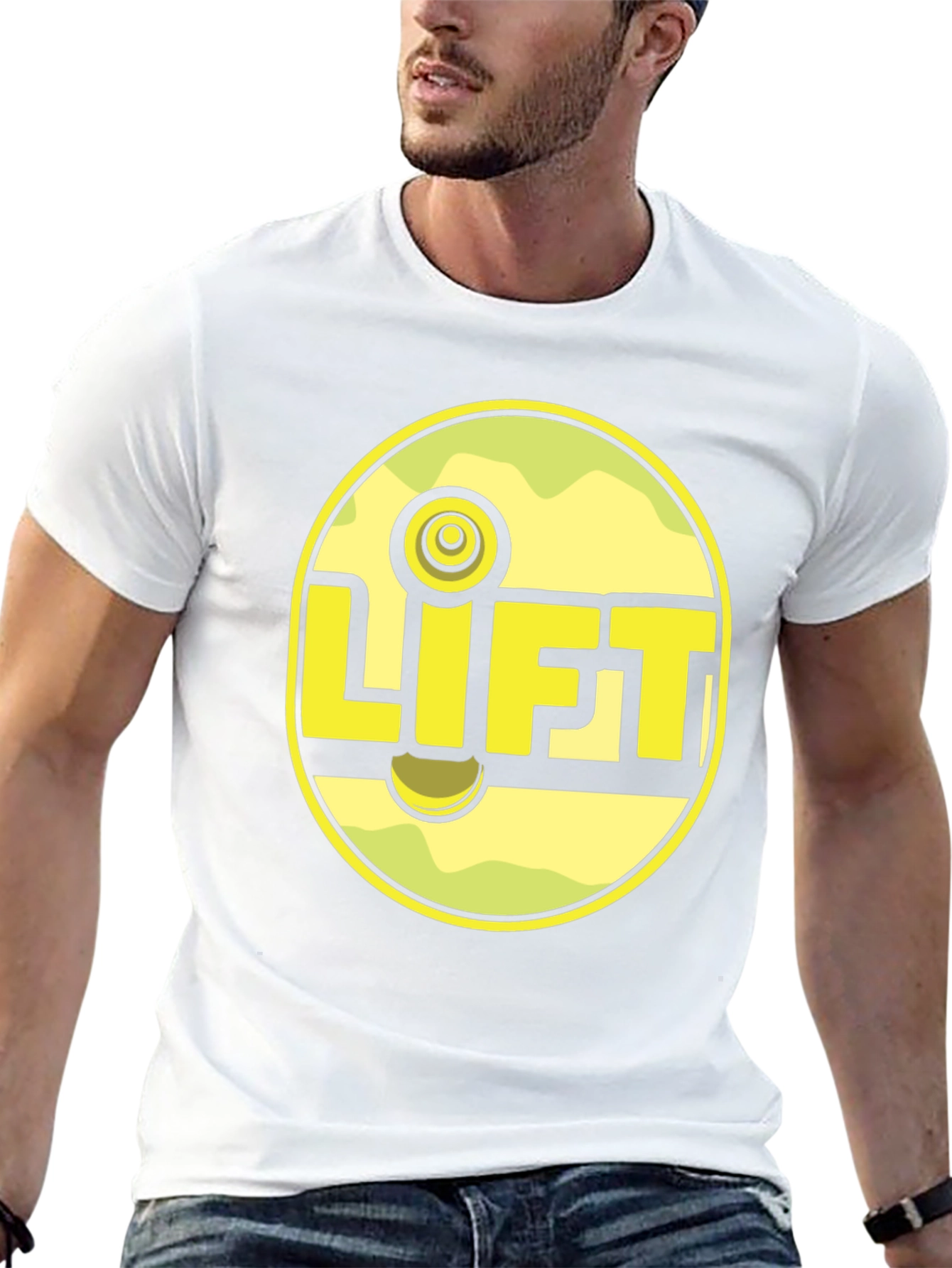 Lift Graphic Tee - Black Cotton Shirt