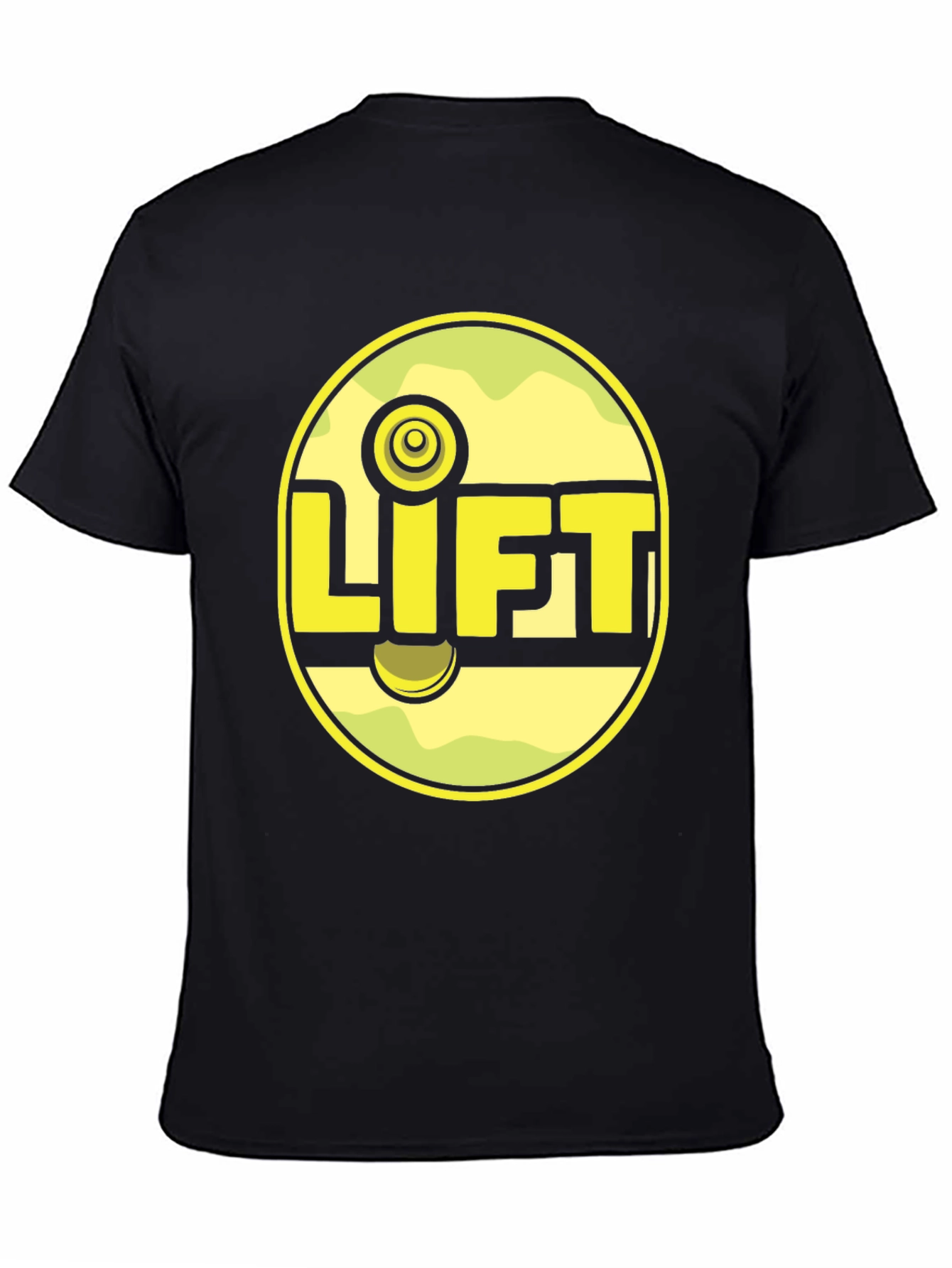 Lift Graphic Tee - Black Cotton Shirt