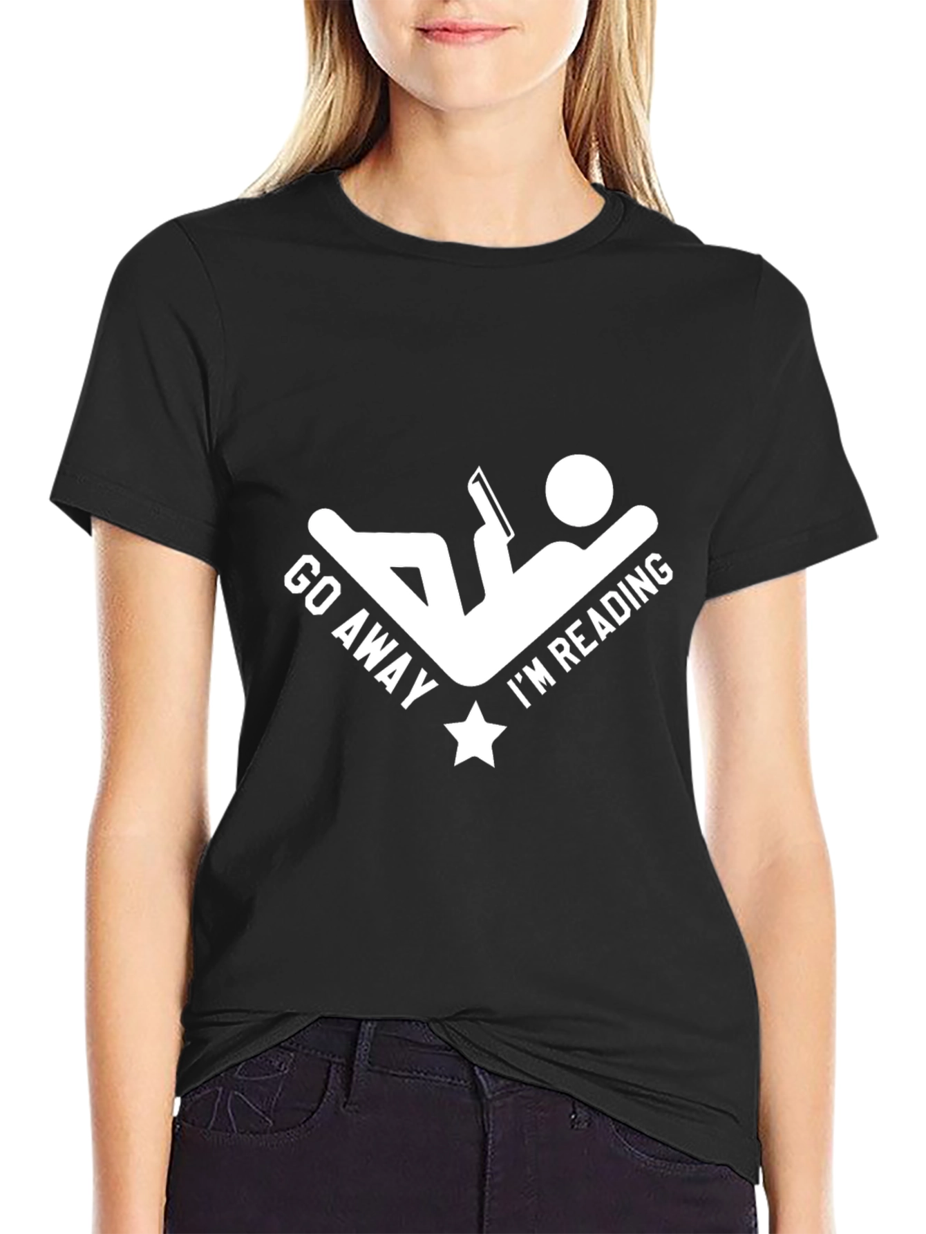 Go Away Im Reading T-Shirt Funny Book Lover Tee