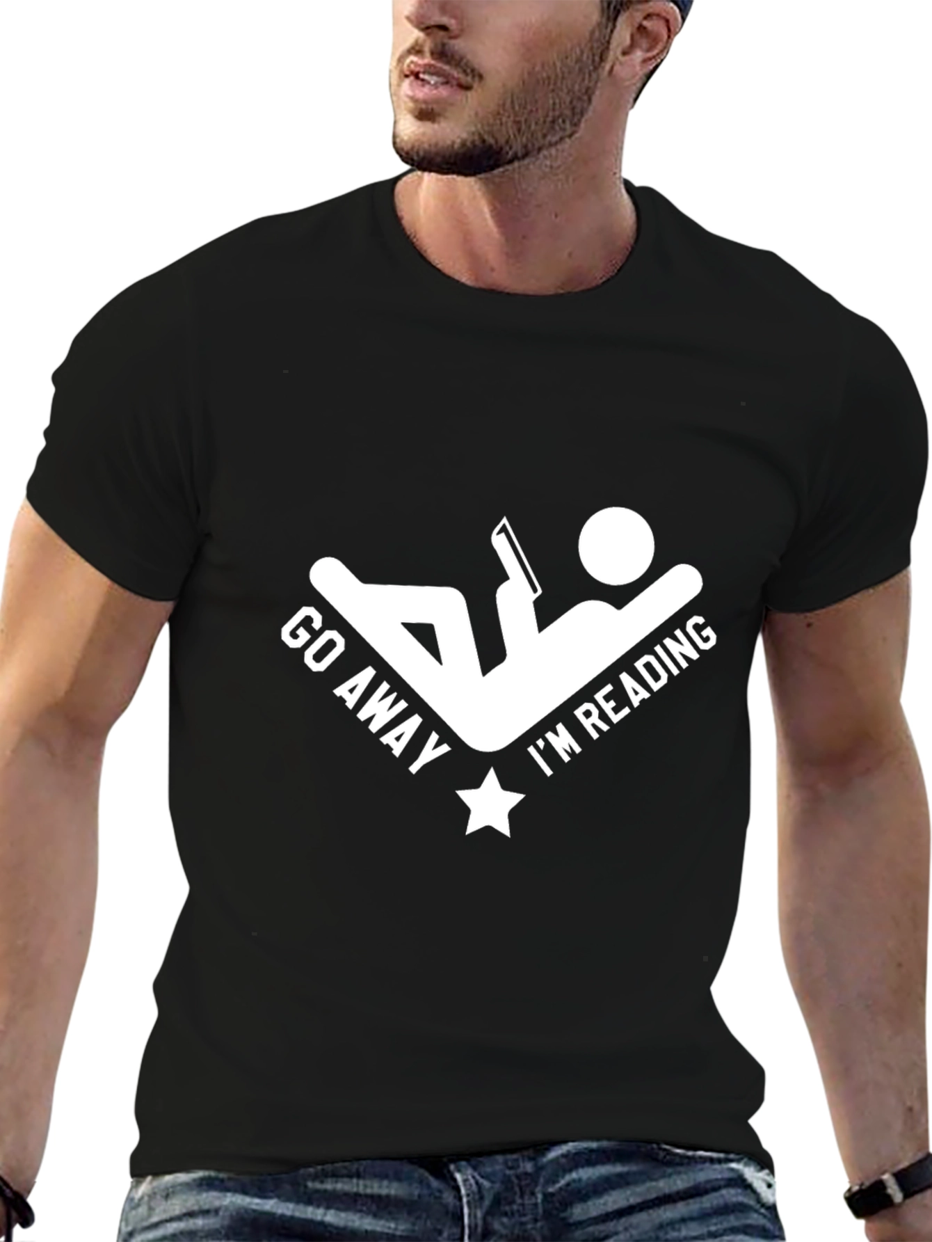 Go Away Im Reading T-Shirt Funny Book Lover Tee