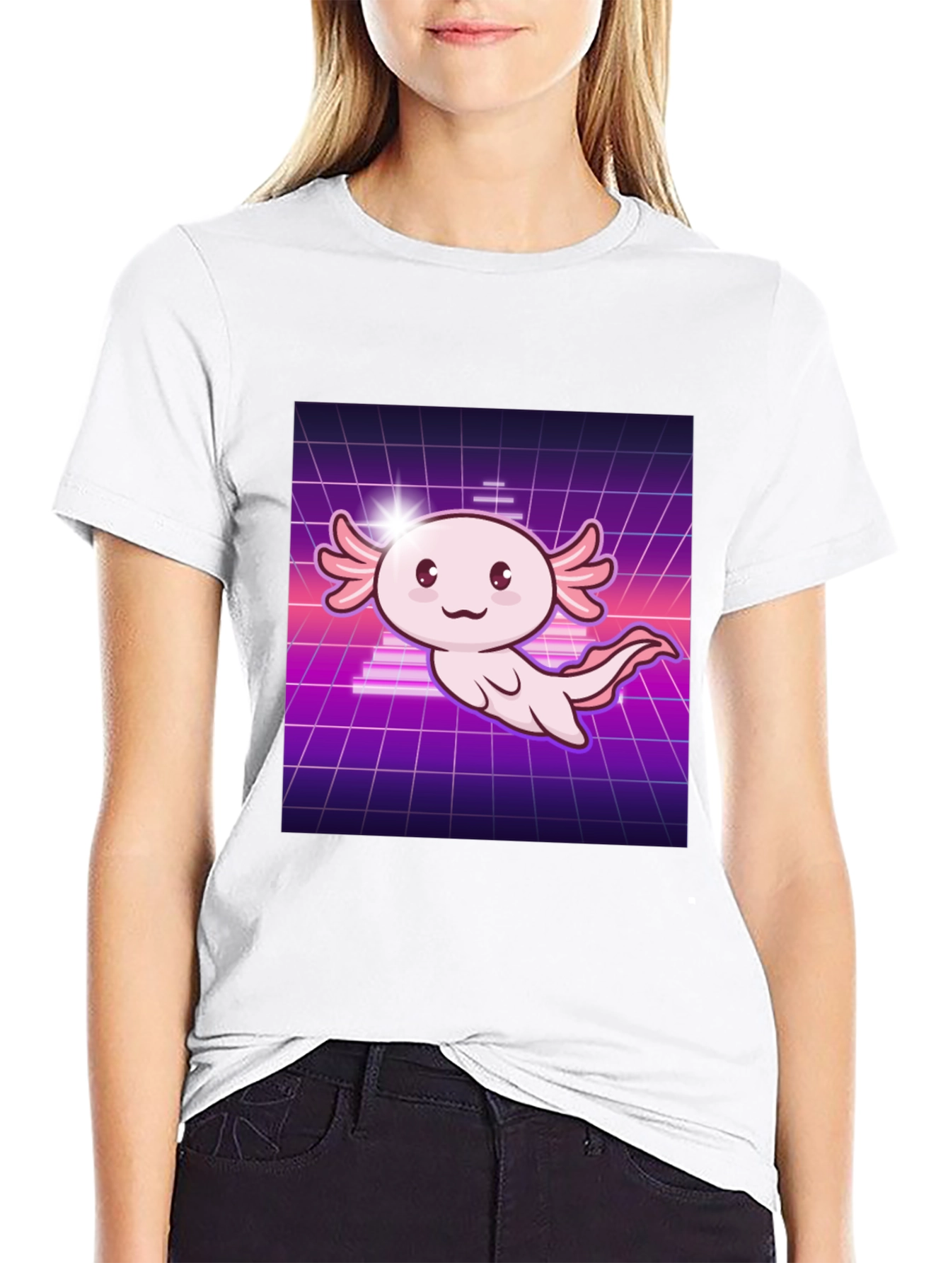 Retro Axolotl T-Shirt