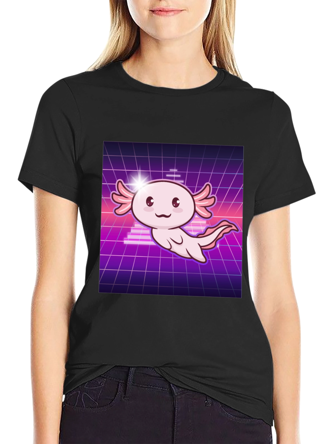 Retro Axolotl T-Shirt