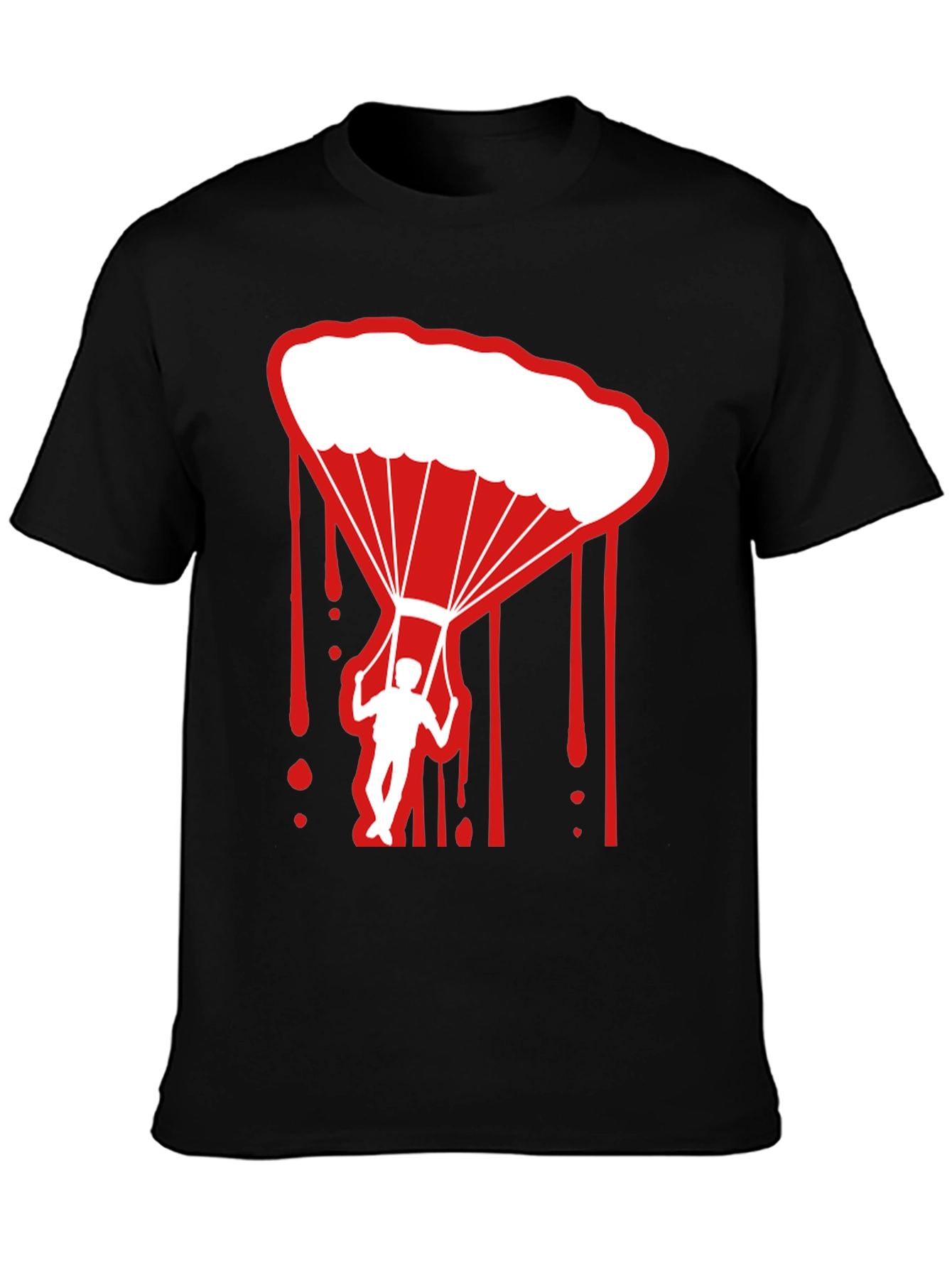 Parachute Graphic Tee - Skydiving Adventure Shirt