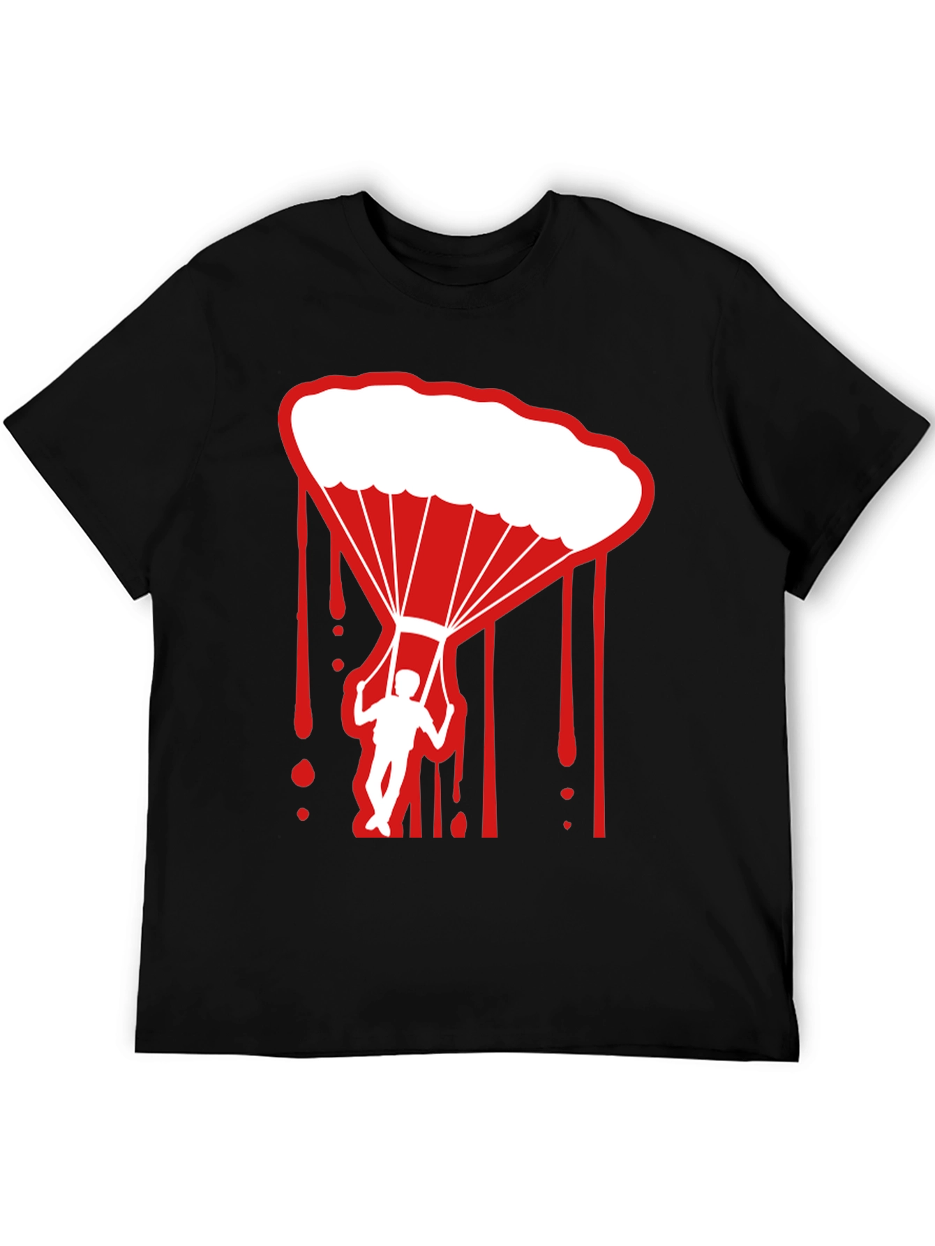 Parachute Graphic Tee - Skydiving Adventure Shirt
