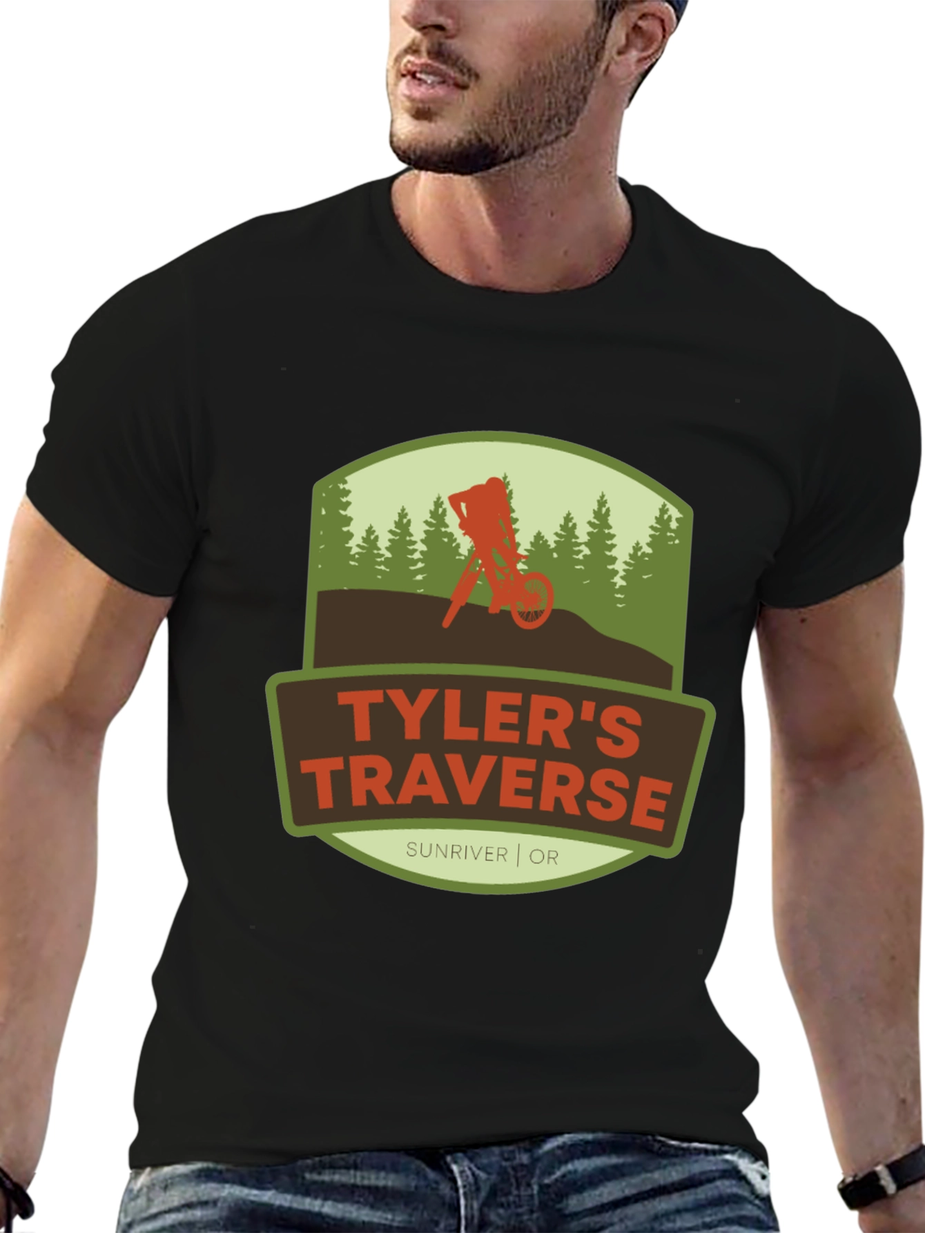 Tylers Traverse T-Shirt - Mountain Bike Graphic Tee