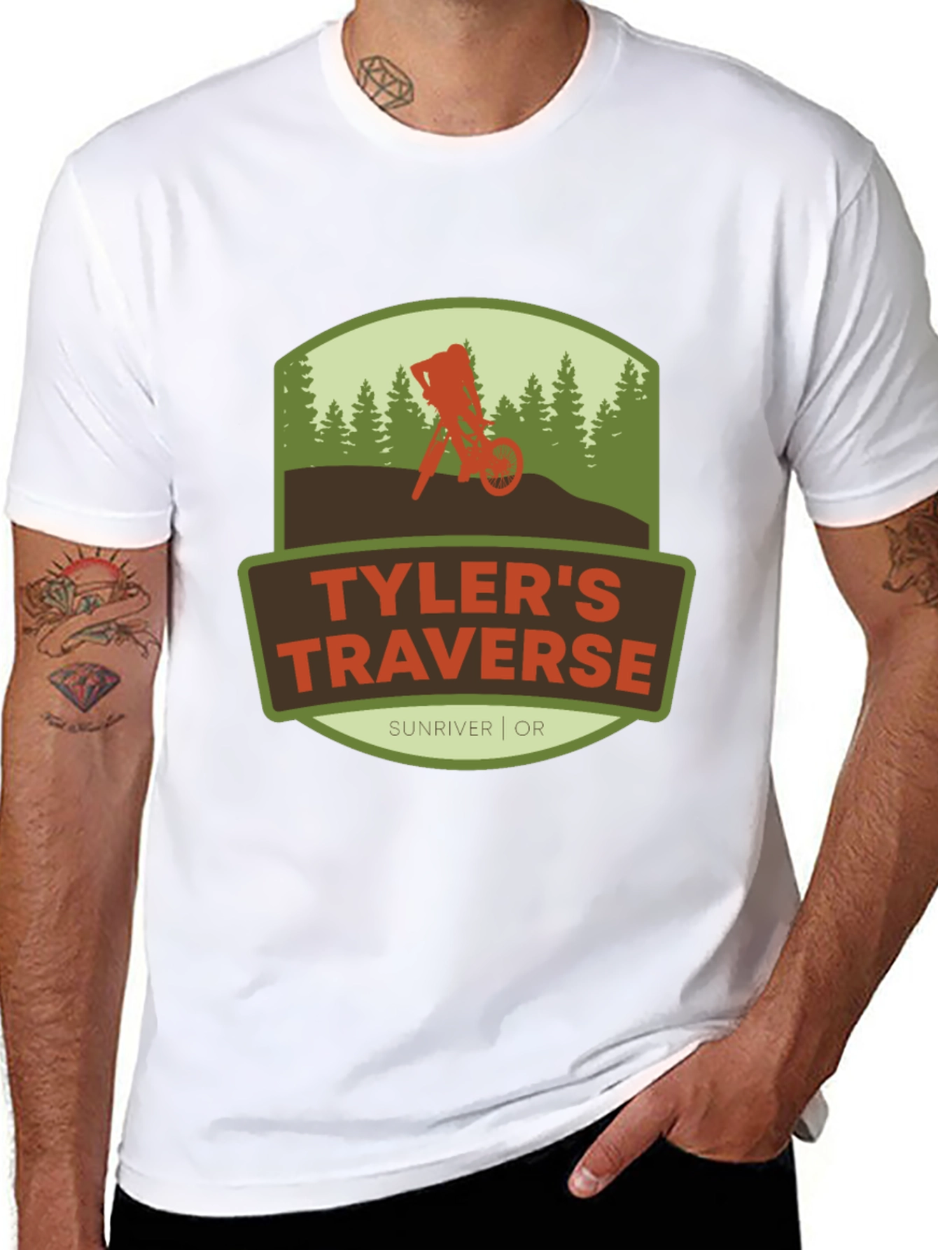 Tylers Traverse T-Shirt - Mountain Bike Graphic Tee