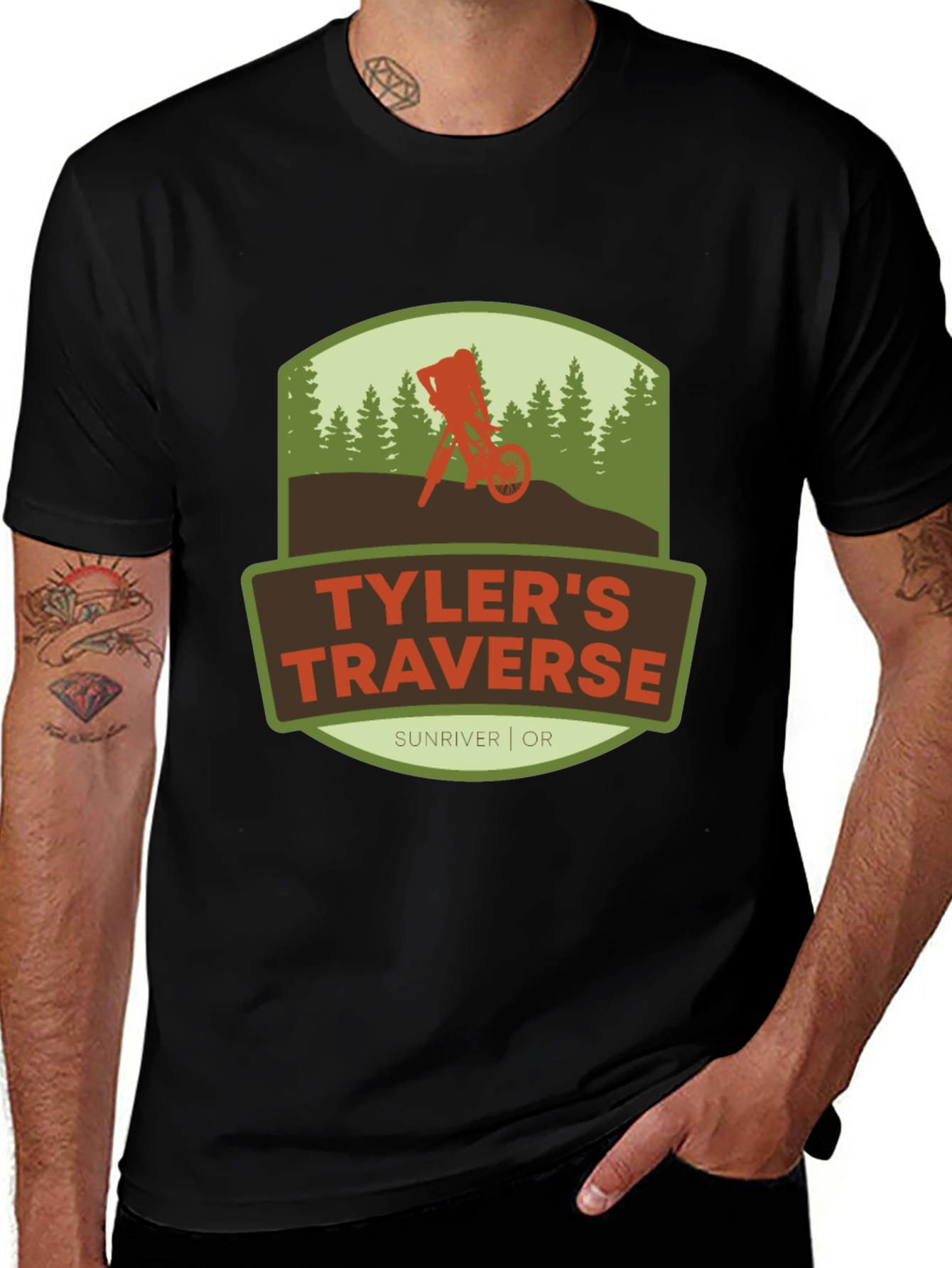 Tylers Traverse T-Shirt - Mountain Bike Graphic Tee