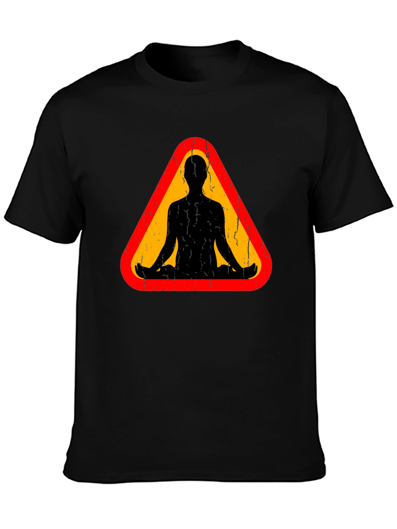 Zen Zone T-Shirt - Meditating Man Graphic Tee