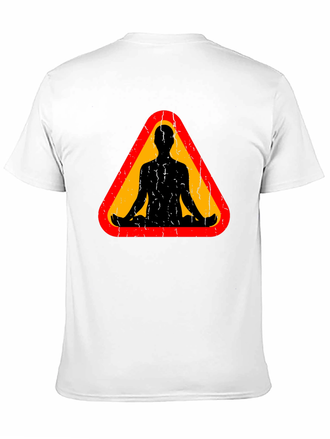 Zen Zone T-Shirt - Meditating Man Graphic Tee