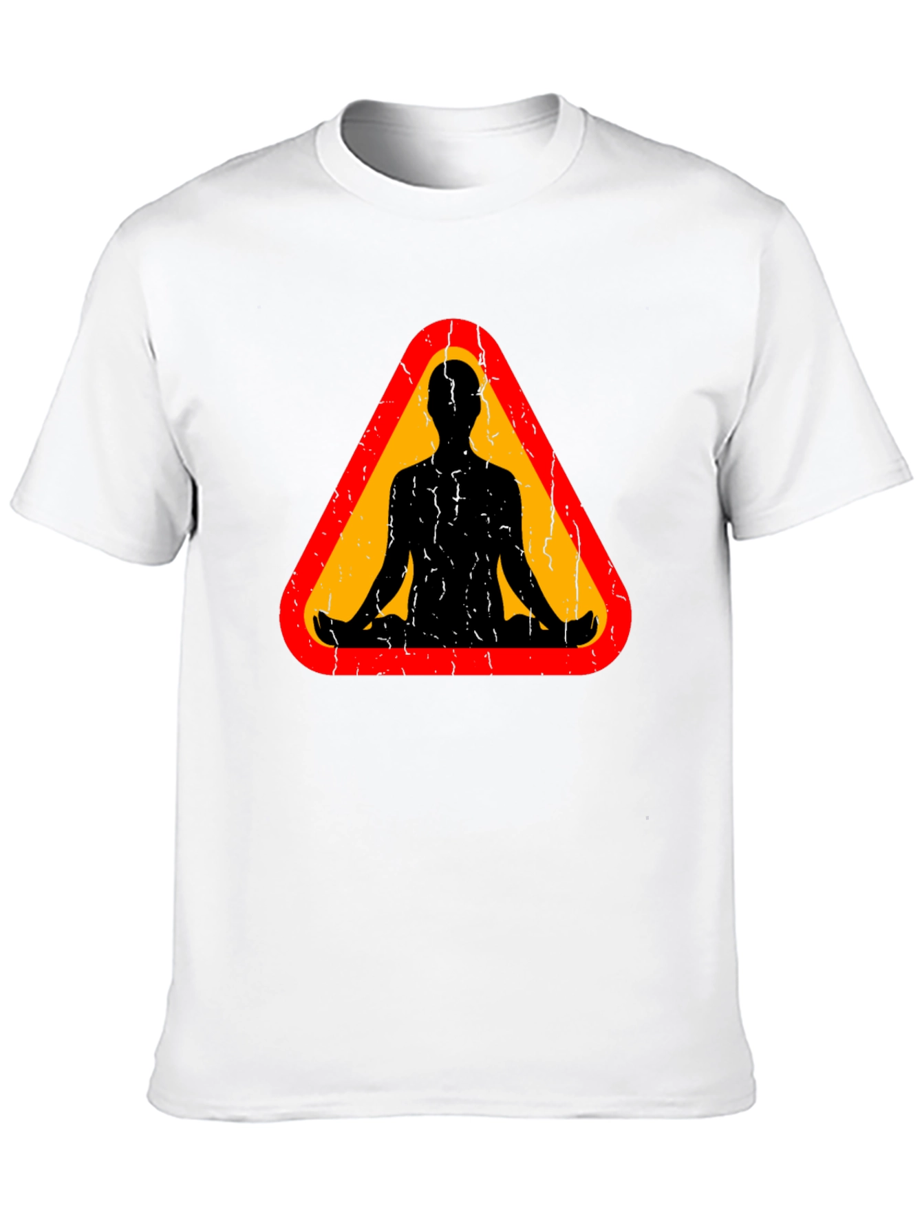 Zen Zone T-Shirt - Meditating Man Graphic Tee