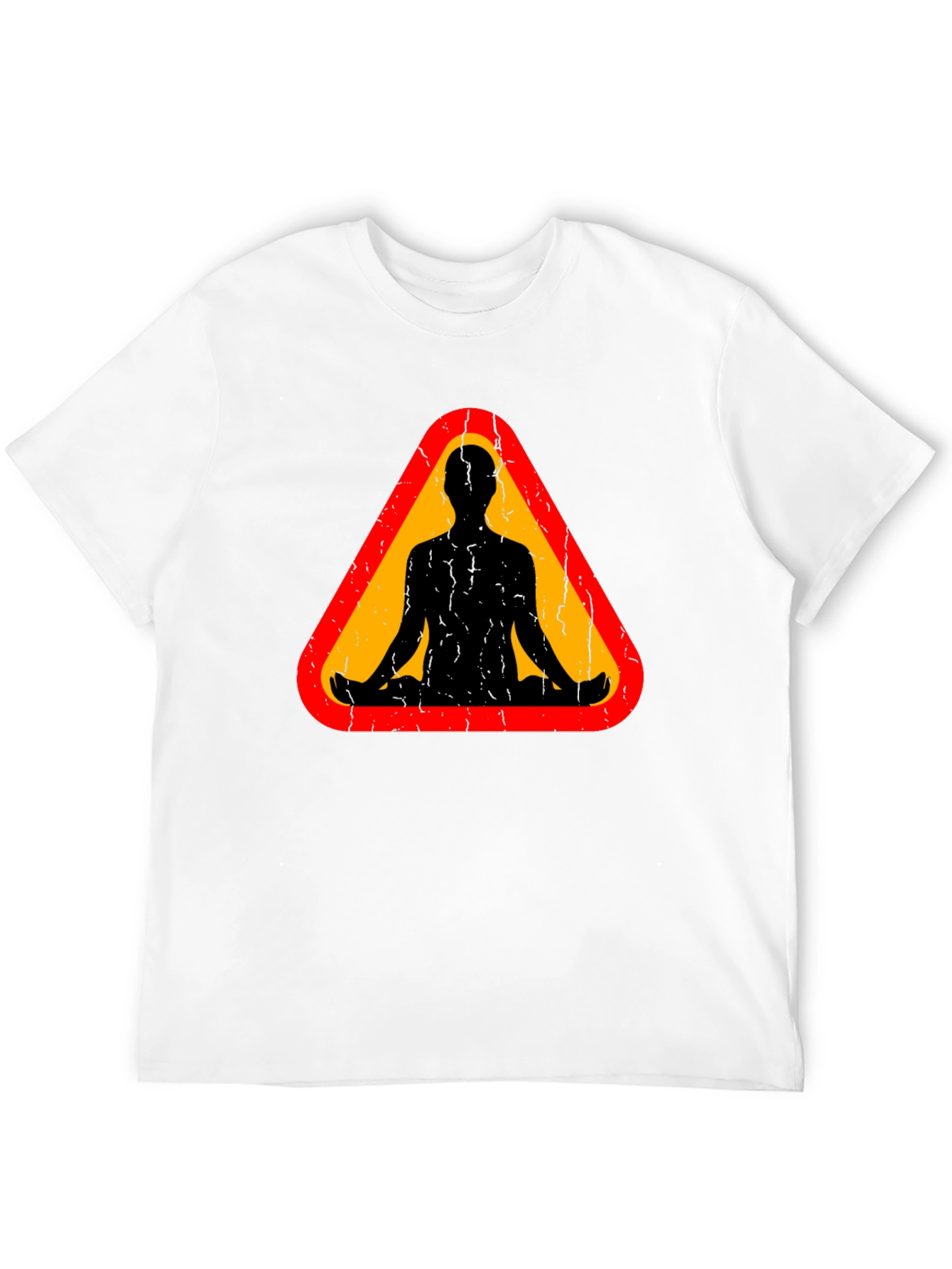 Zen Zone T-Shirt - Meditating Man Graphic Tee
