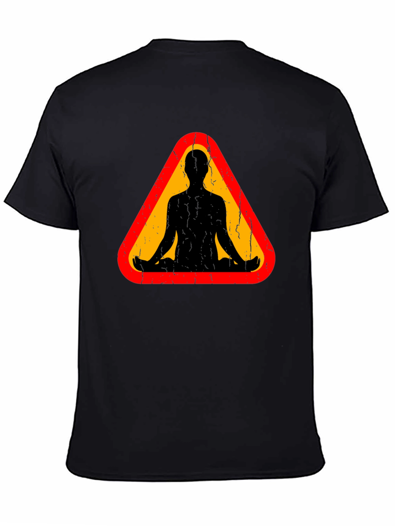 Zen Zone T-Shirt - Meditating Man Graphic Tee