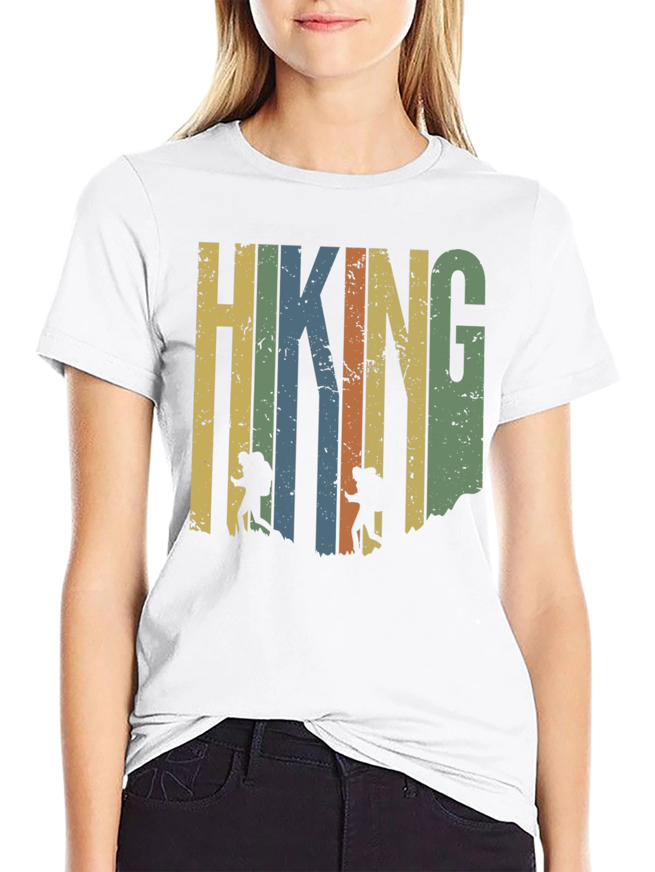 Hiking Adventure Graphic Tee - Retro Style
