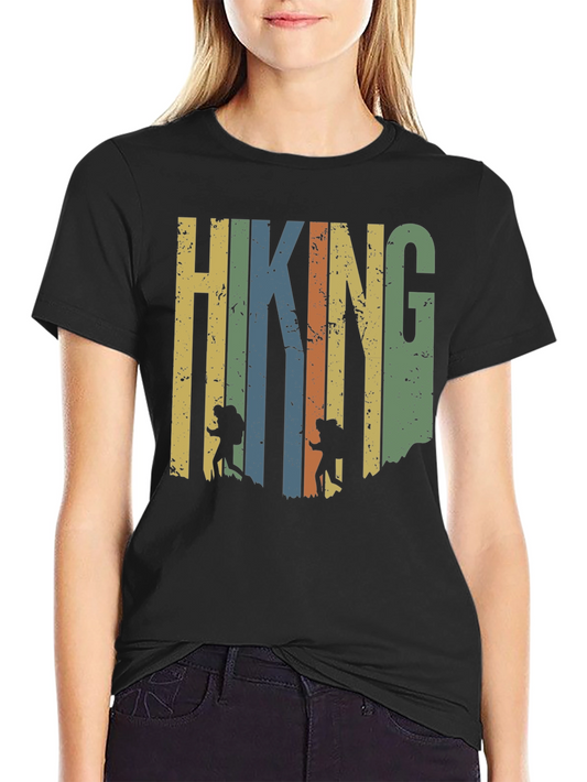 Hiking Adventure Graphic Tee - Retro Style