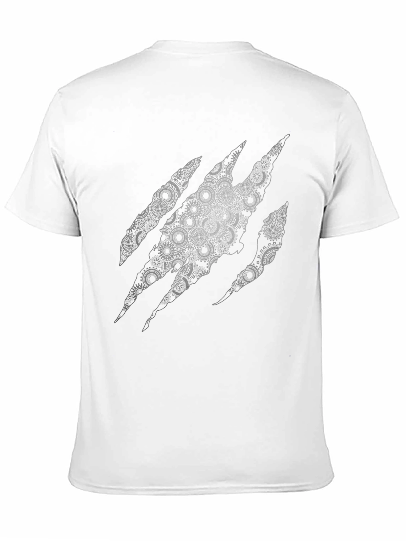 Steampunk Claw T-Shirt - Unique Gear Design