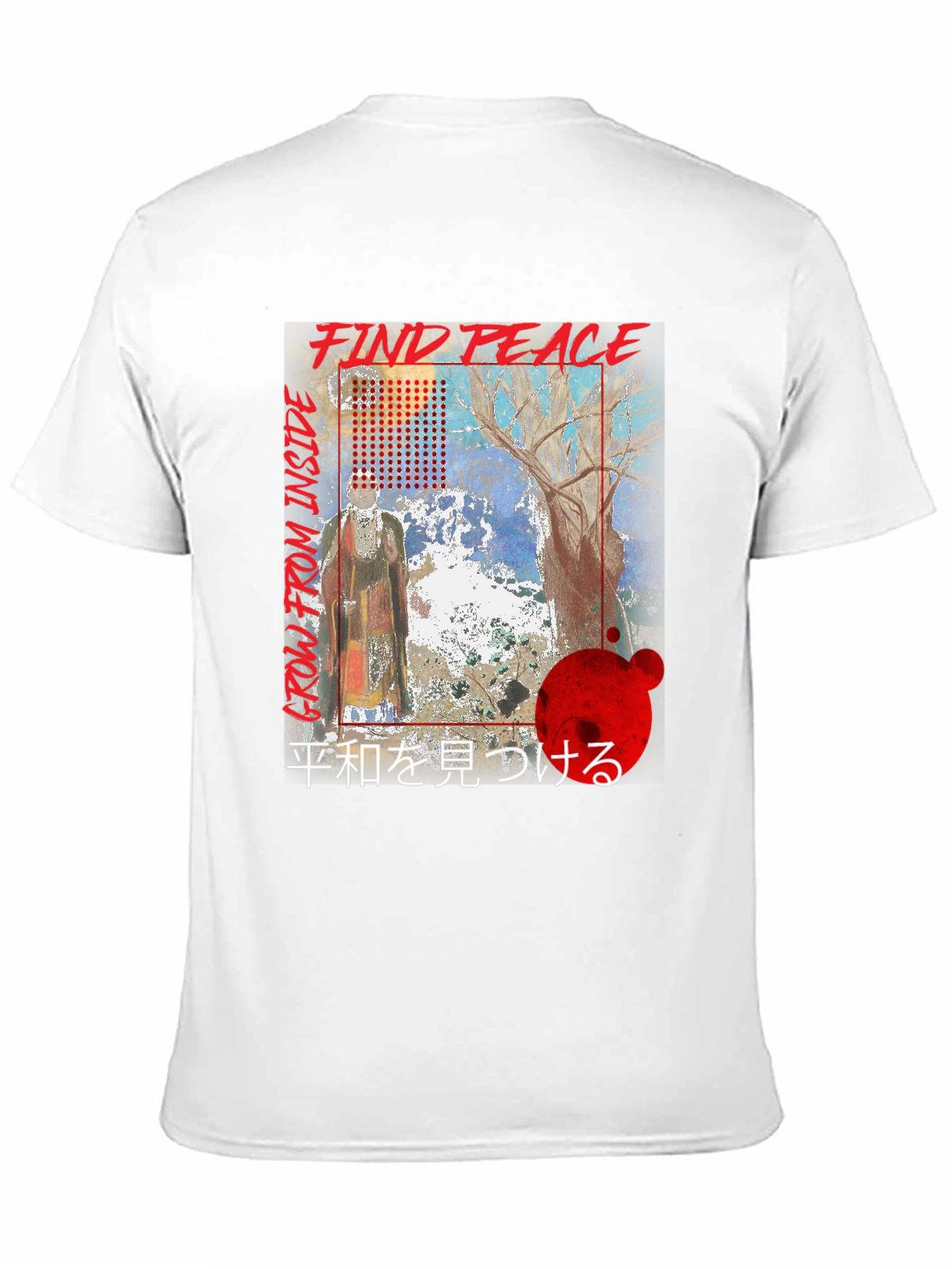 Find Peace Graphic T-Shirt - Black