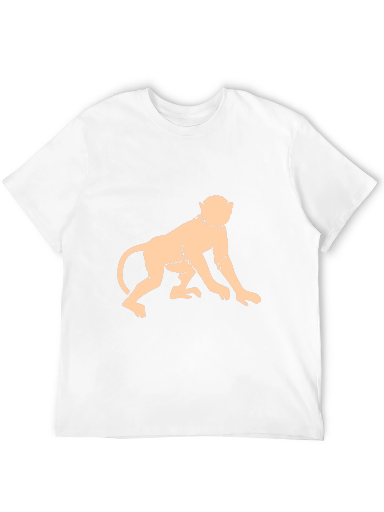 Monkey Graphic Tee - Black Casual T-Shirt